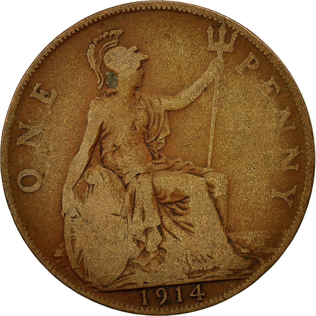 United Kingdom 1 Penny - George V | Coin KM810 1911 - 1926