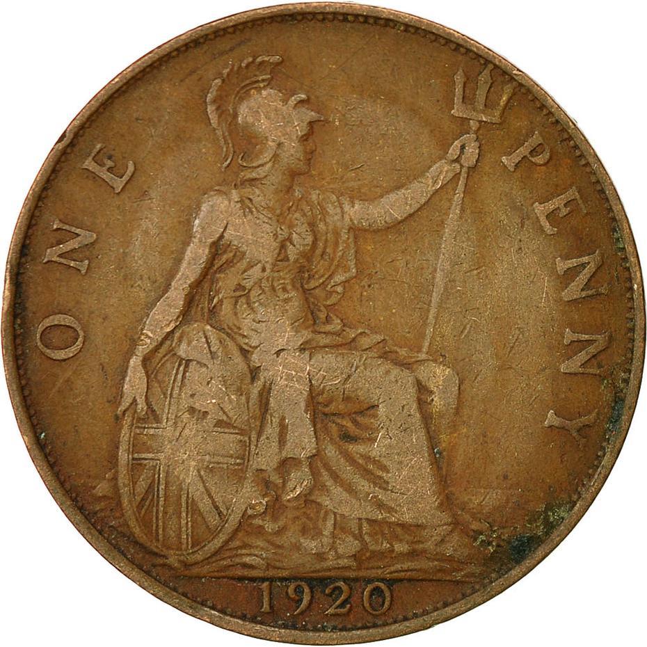 United Kingdom 1 Penny - George V | Coin KM810 1911 - 1926