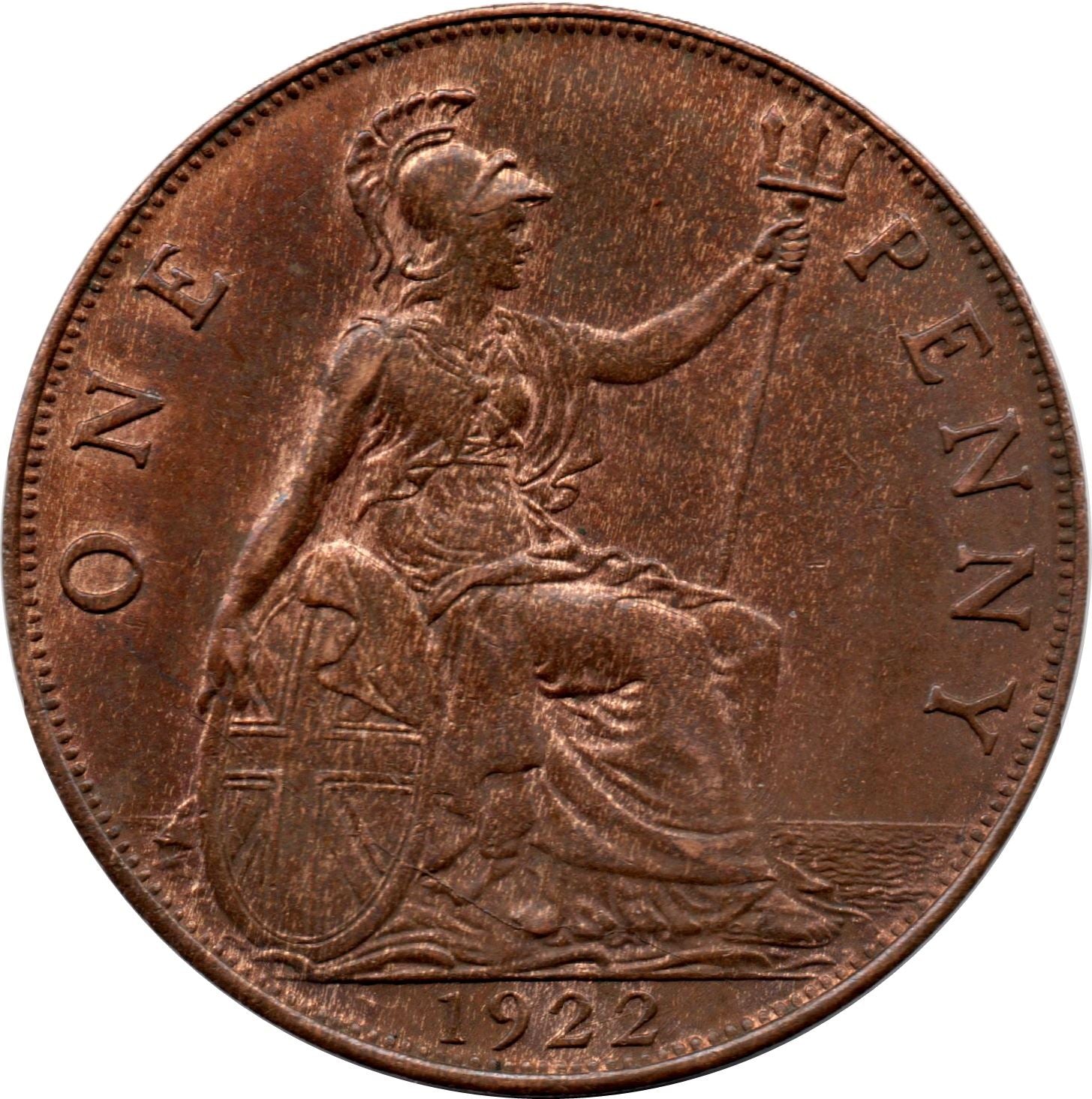 United Kingdom 1 Penny - George V | Coin KM810 1911 - 1926