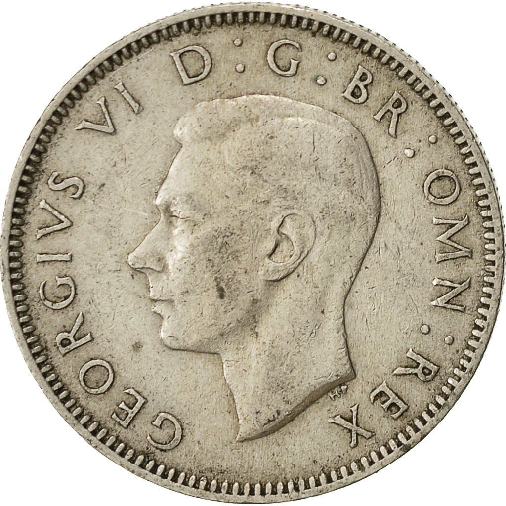 United Kingdom 1 Shilling - George VI English crest | with 'IND:IMP' | Coin KM863 1947 - 1948