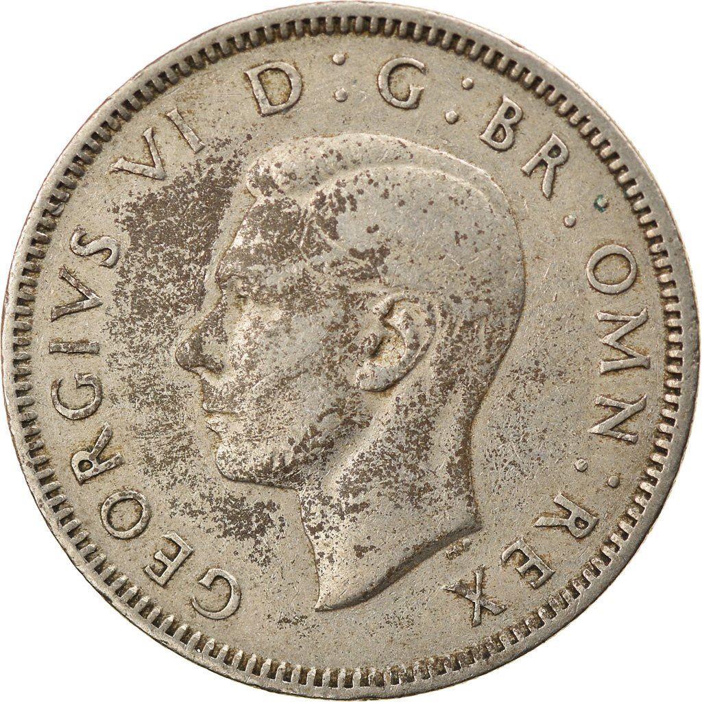 United Kingdom 1 Shilling - George VI English crest | with 'IND:IMP' | Coin KM863 1947 - 1948