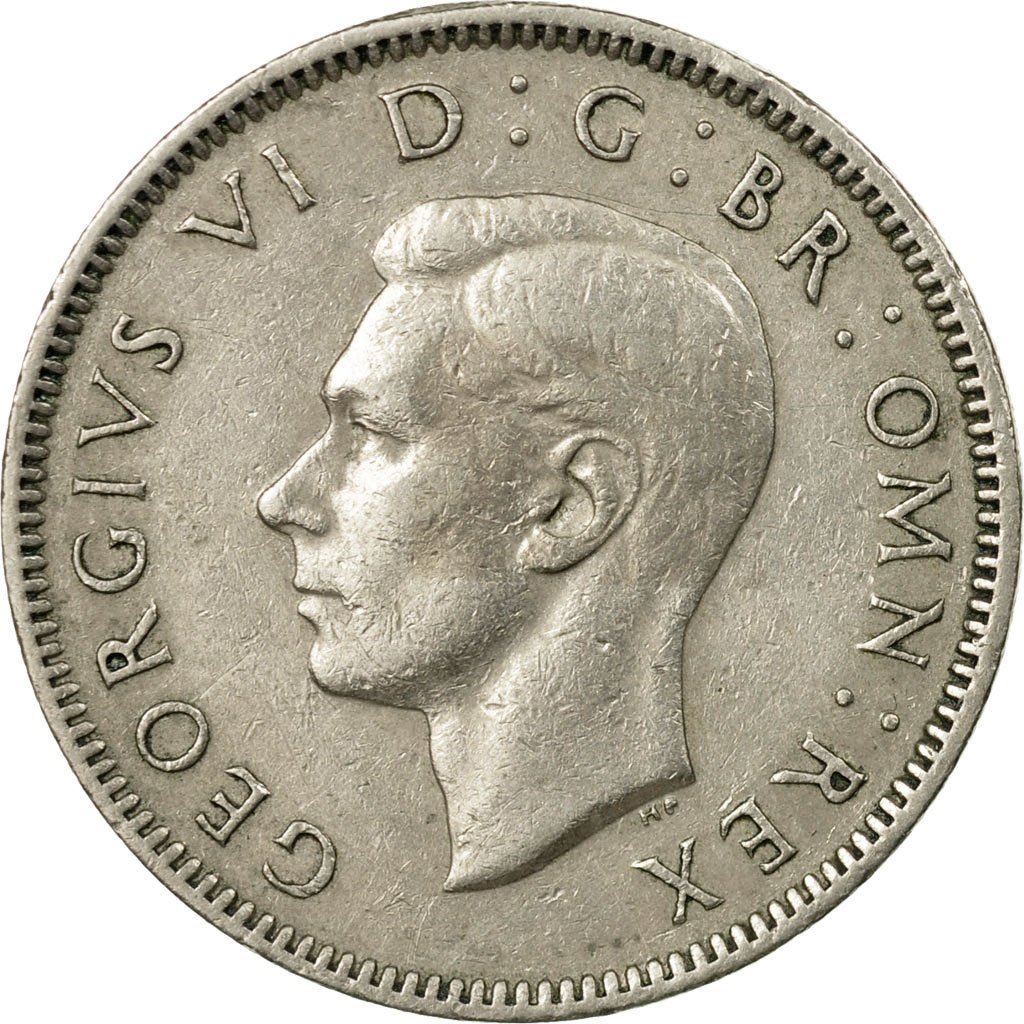 United Kingdom 1 Shilling - George VI English crest | with 'IND:IMP' | Coin KM863 1947 - 1948