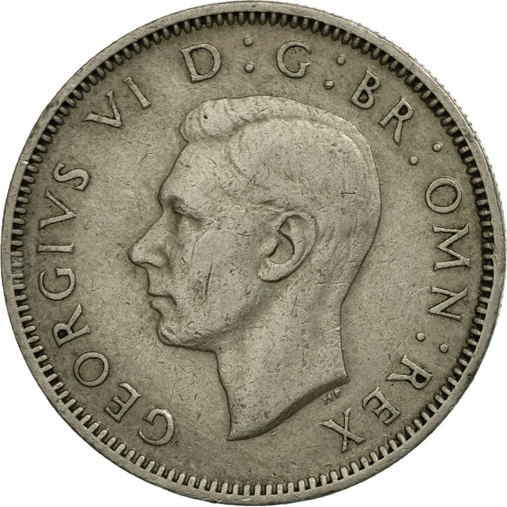 United Kingdom 1 Shilling - George VI English crest | with 'IND:IMP' | Coin KM863 1947 - 1948