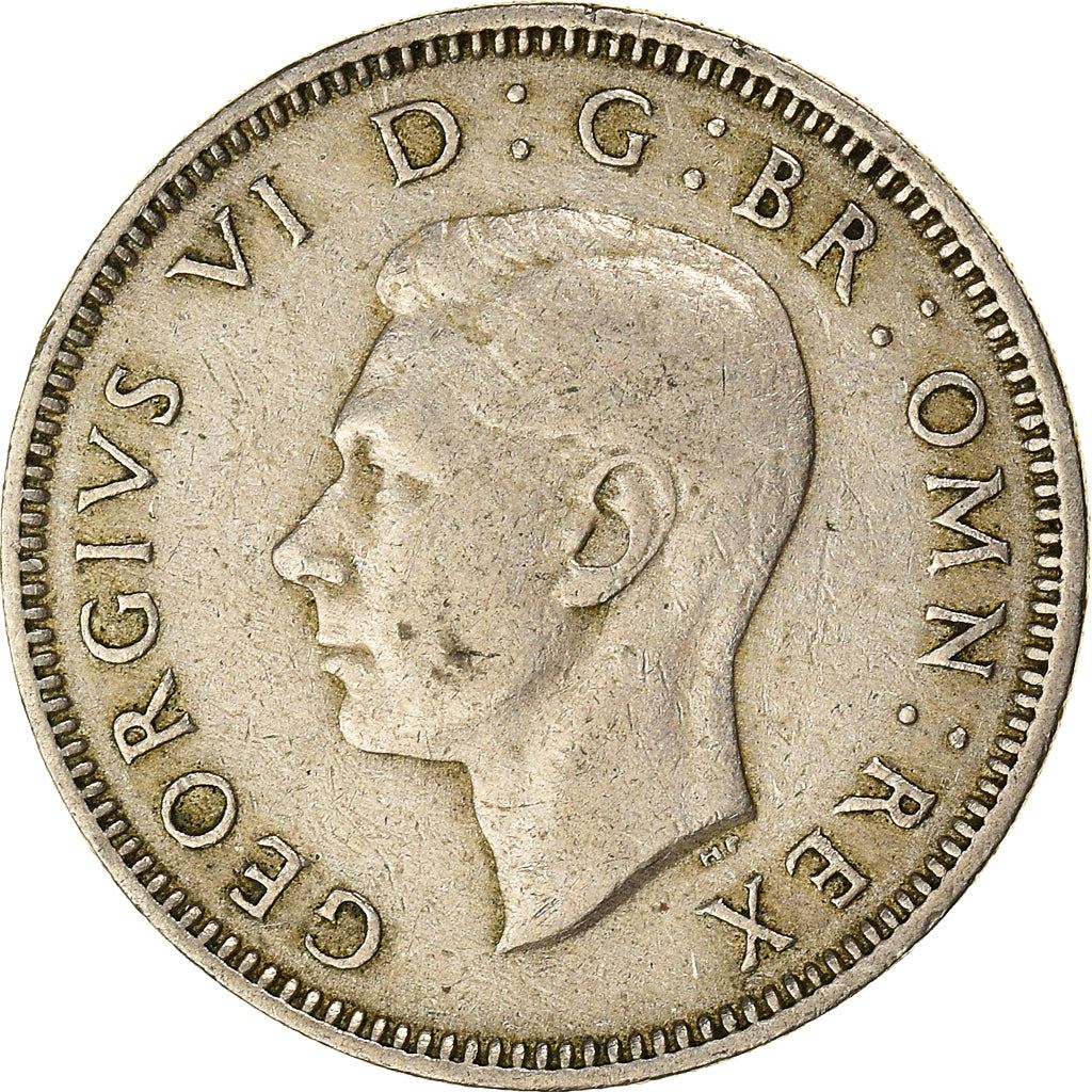 United Kingdom 1 Shilling - George VI English crest | without 'IND:IMP' | Coin KM876 1949 - 1952