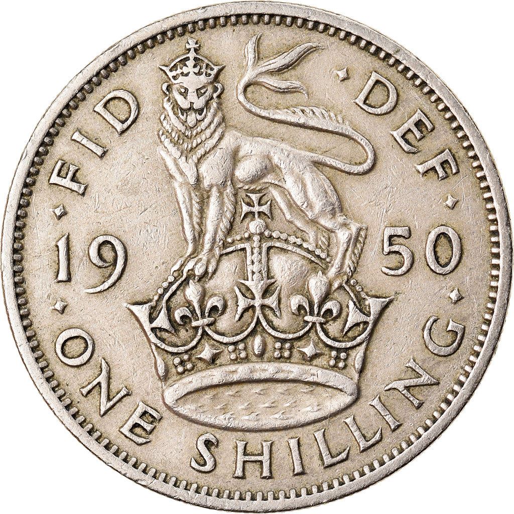 United Kingdom 1 Shilling - George VI Scottish crest | without 'IND:IMP' | Coin KM877 1949 - 1951