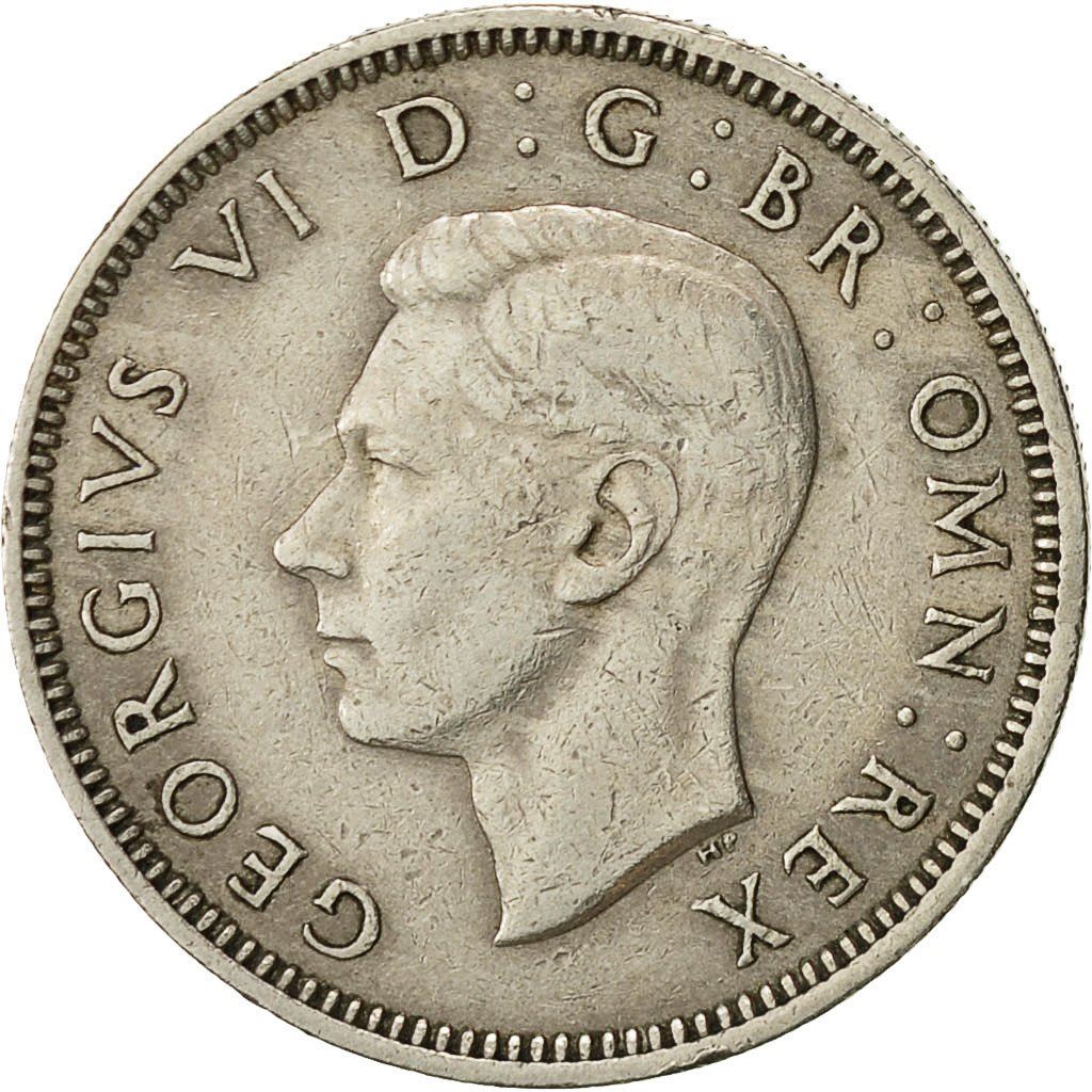 United Kingdom 1 Shilling - George VI Scottish crest | without 'IND:IMP' | Coin KM877 1949 - 1951