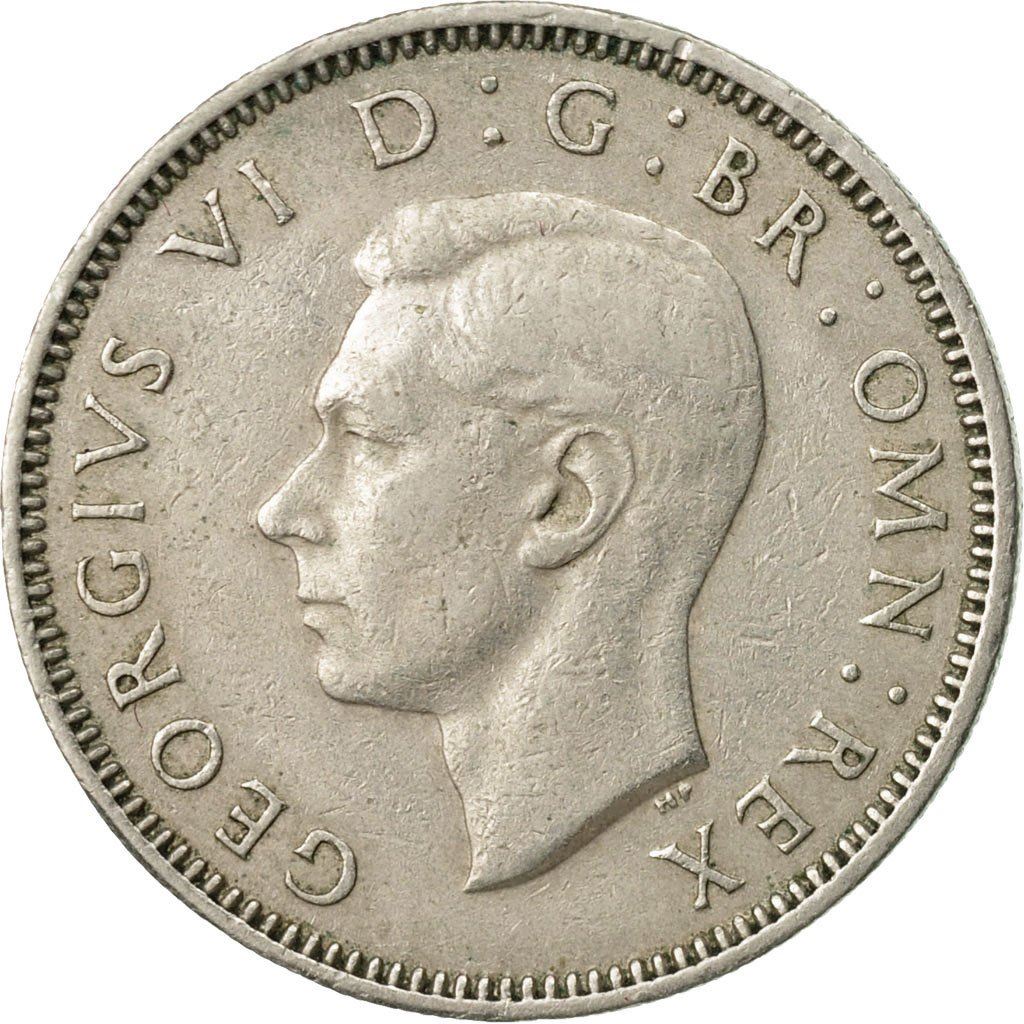 United Kingdom 1 Shilling - George VI Scottish crest | without 'IND:IMP' | Coin KM877 1949 - 1951