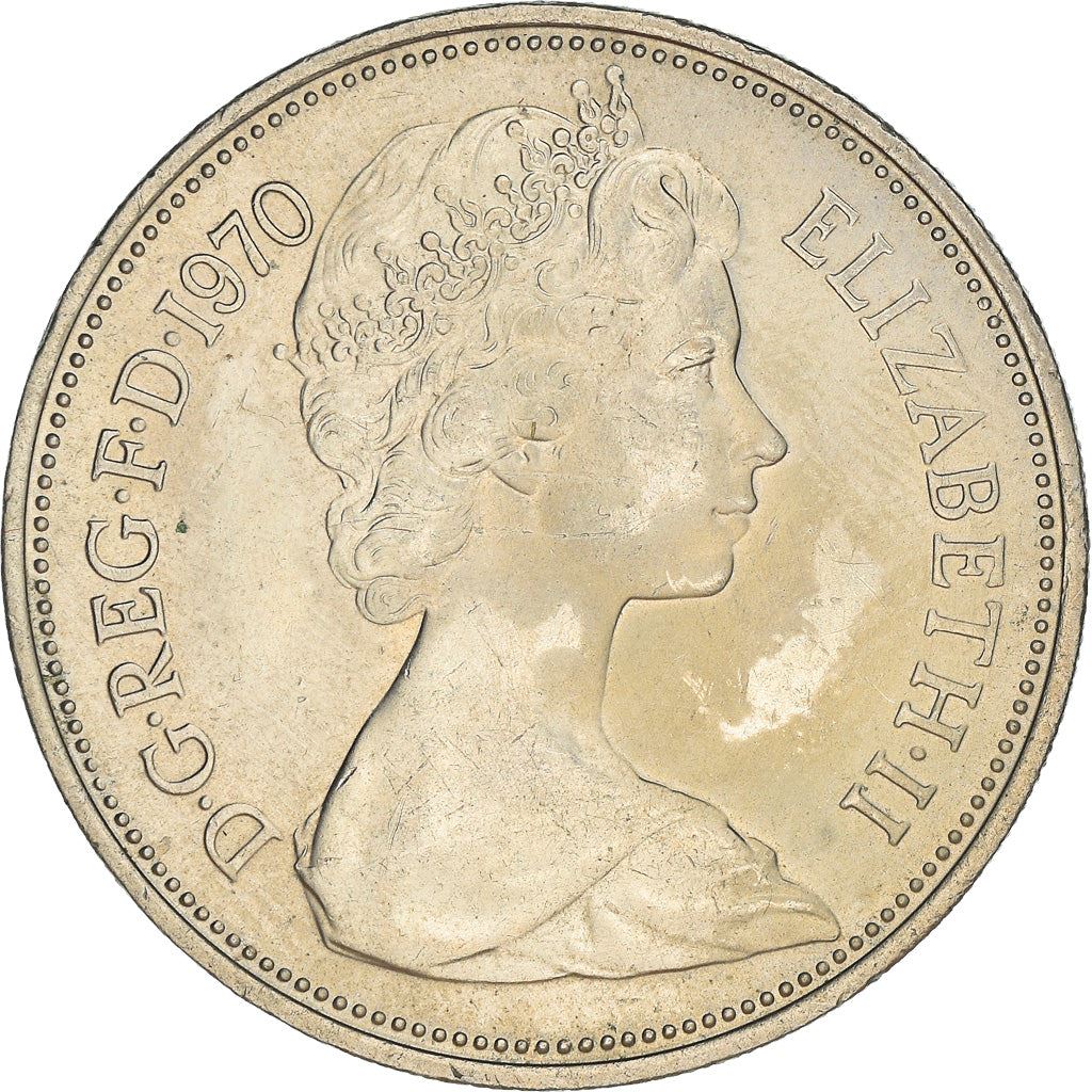 United Kingdom 10 New Pence - Elizabeth II 2nd portrait | Coin KM912 1968 - 1981