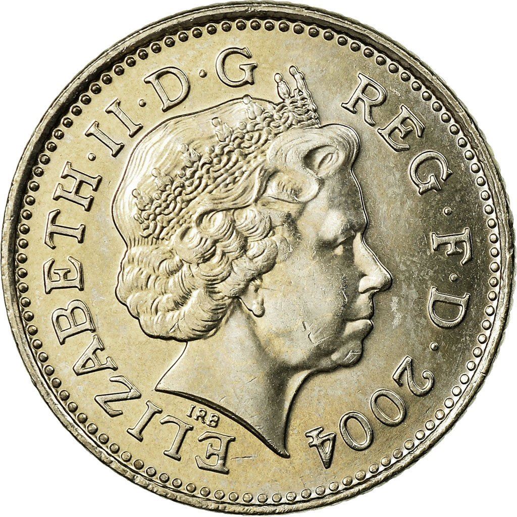 United Kingdom 10 Pence - Elizabeth II 4th portrait | Crowned Lion | Coin KM989 1998 - 2008