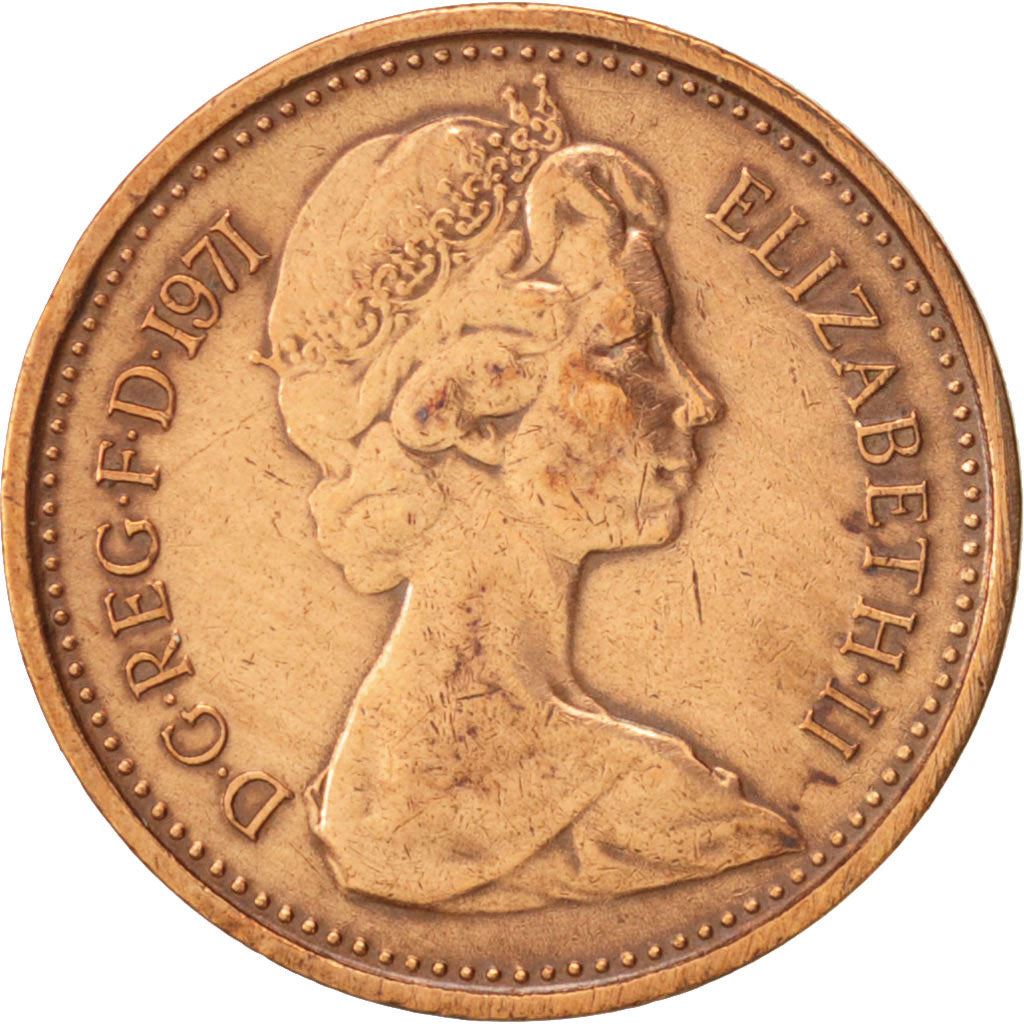 United Kingdom ½ New Penny - Elizabeth II 2nd portrait | Coin KM914 1971 - 1981