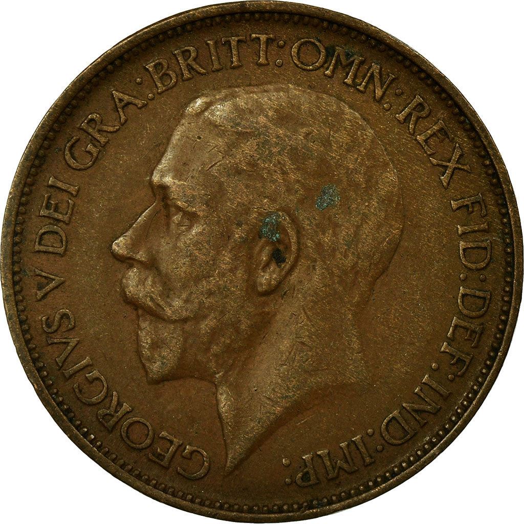 United Kingdom ½ Penny - George V | Coin KM809 1911 - 1925