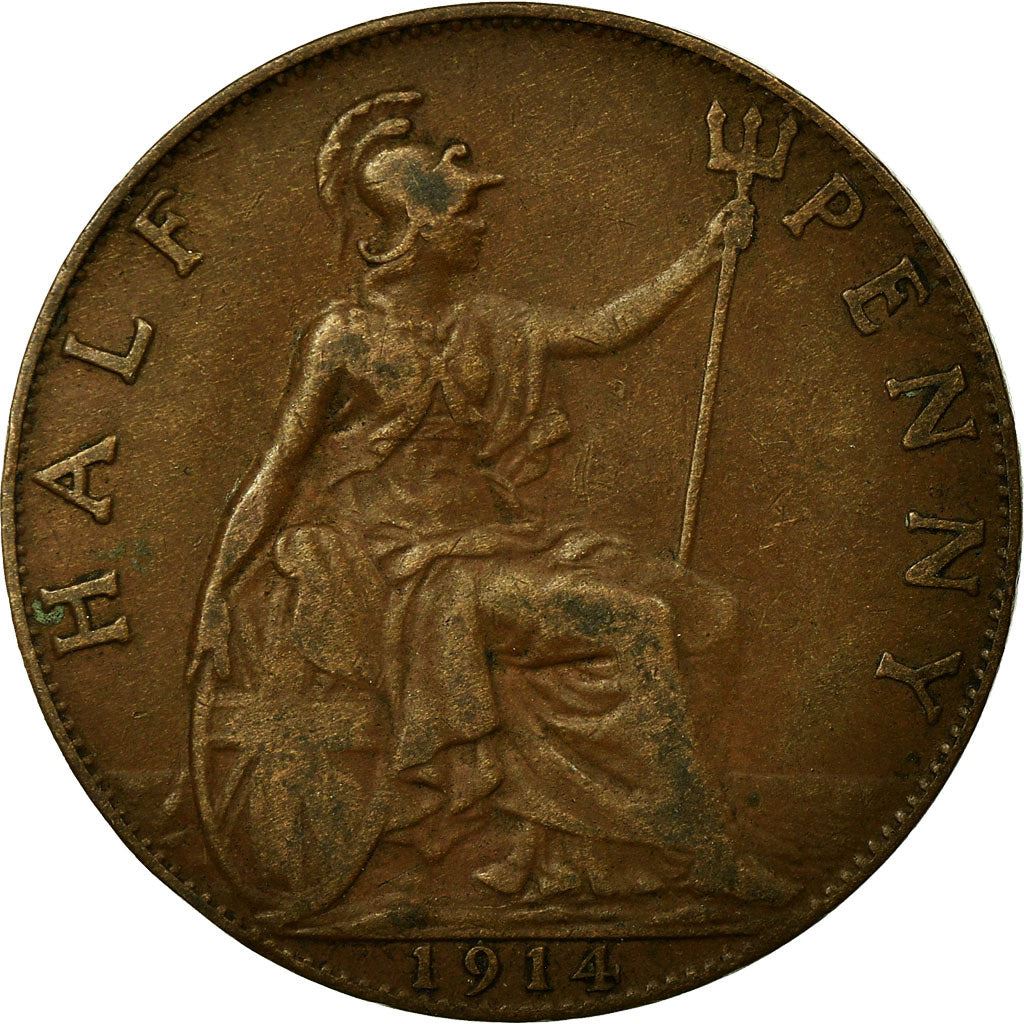 United Kingdom ½ Penny - George V | Coin KM809 1911 - 1925