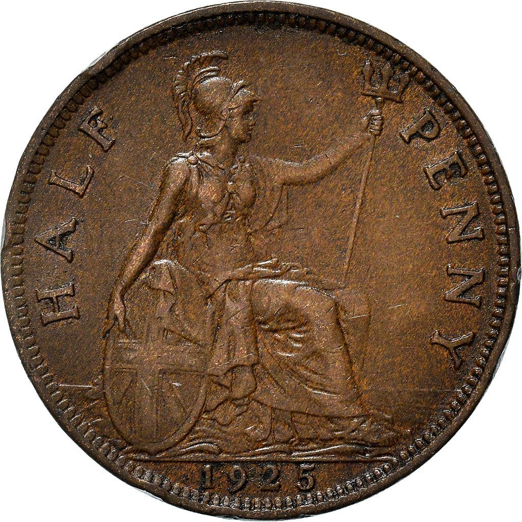 United Kingdom ½ Penny - George V | Coin KM809 1911 - 1925