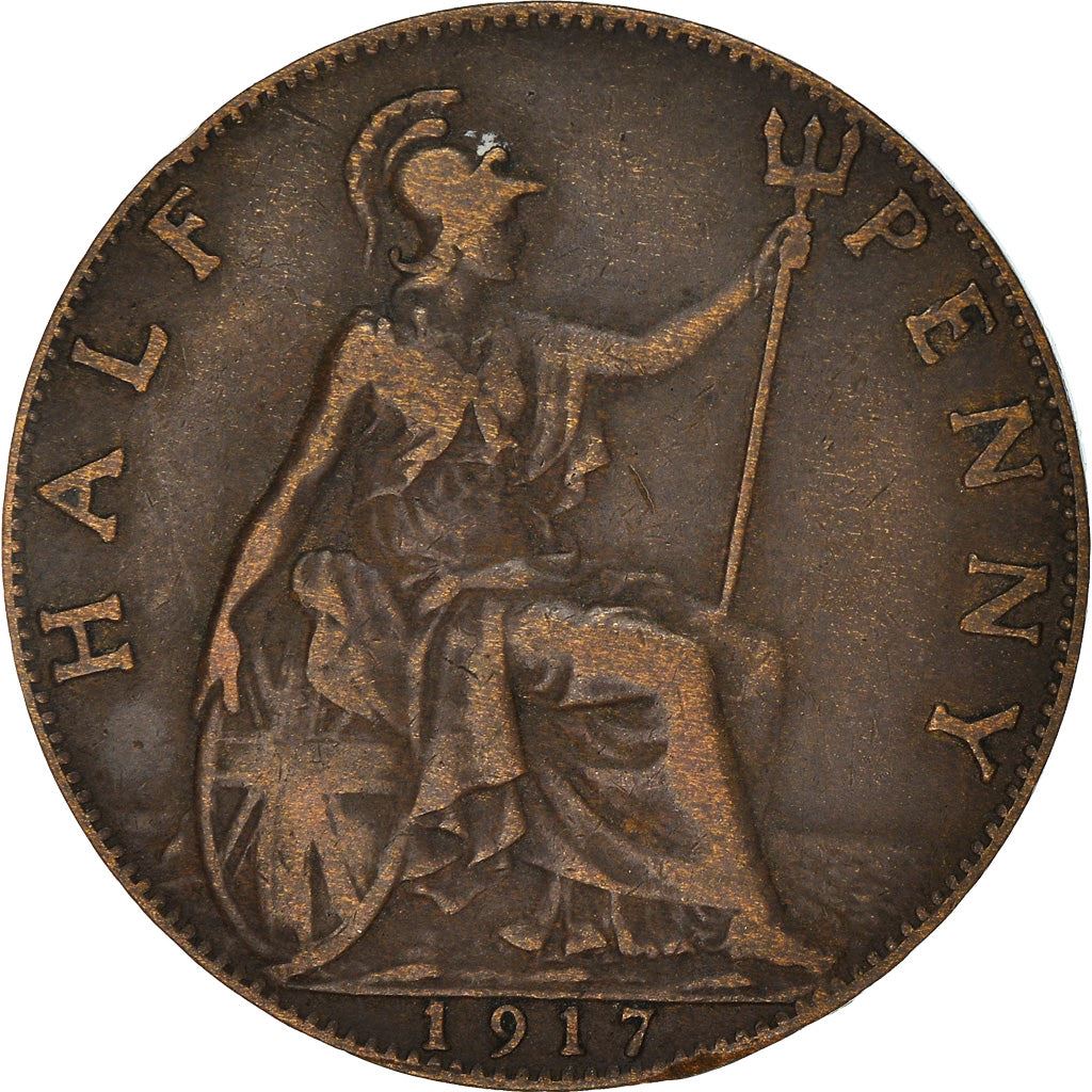 United Kingdom ½ Penny - George V | Coin KM809 1911 - 1925