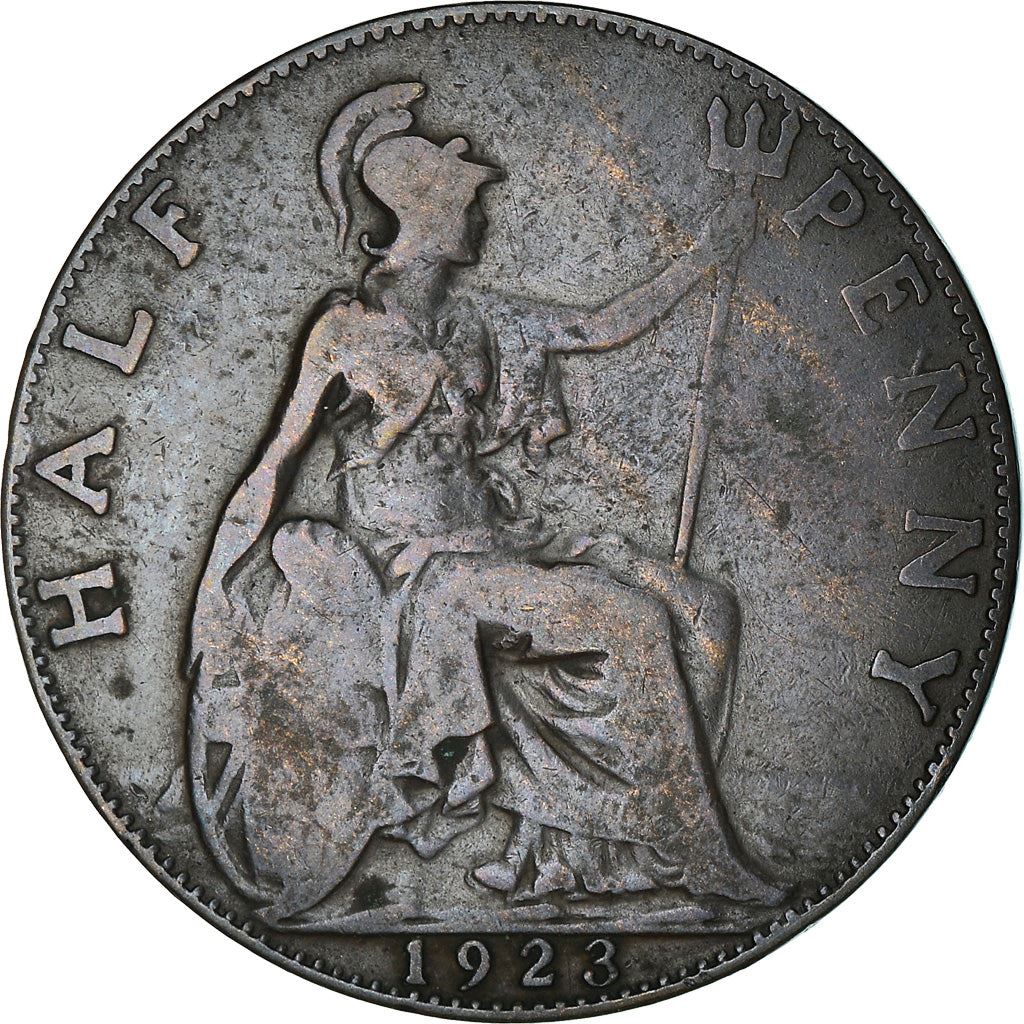 United Kingdom ½ Penny - George V | Coin KM809 1911 - 1925