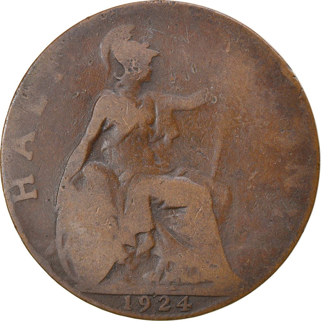 United Kingdom ½ Penny - George V | Coin KM809 1911 - 1925