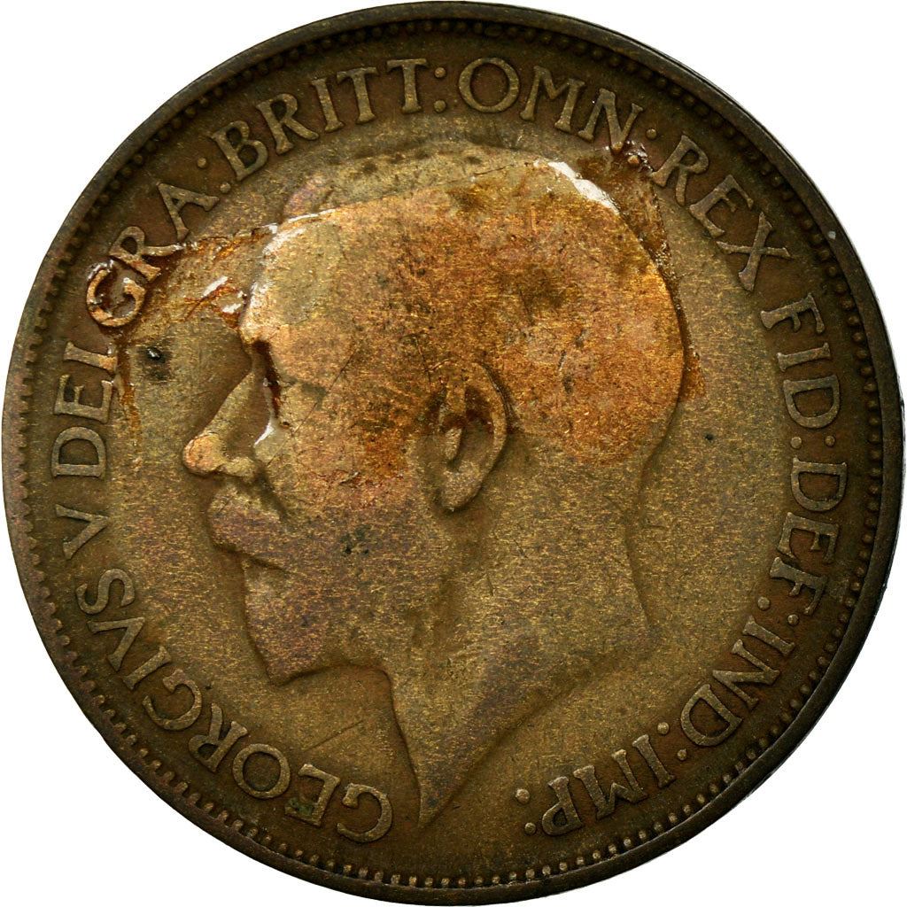 United Kingdom ½ Penny - George V | Coin KM809 1911 - 1925