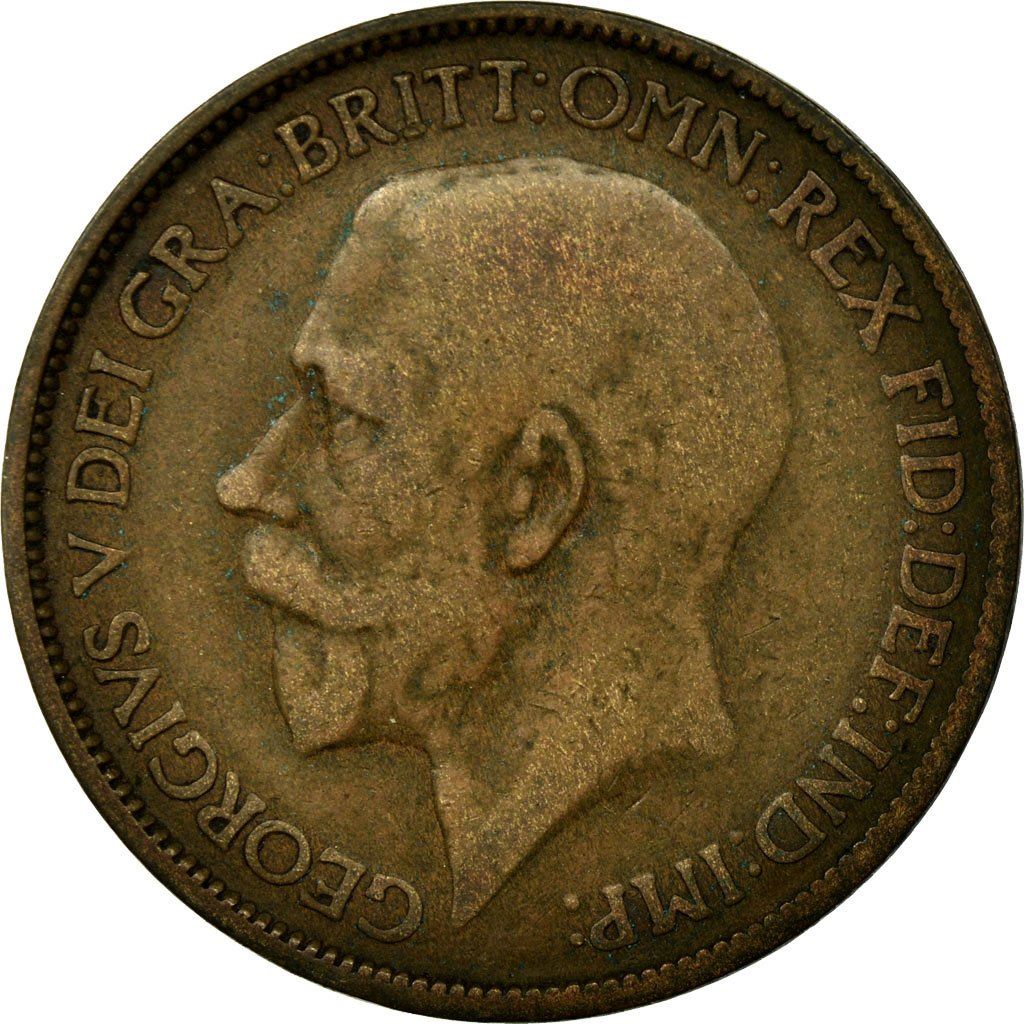 United Kingdom ½ Penny - George V | Coin KM809 1911 - 1925