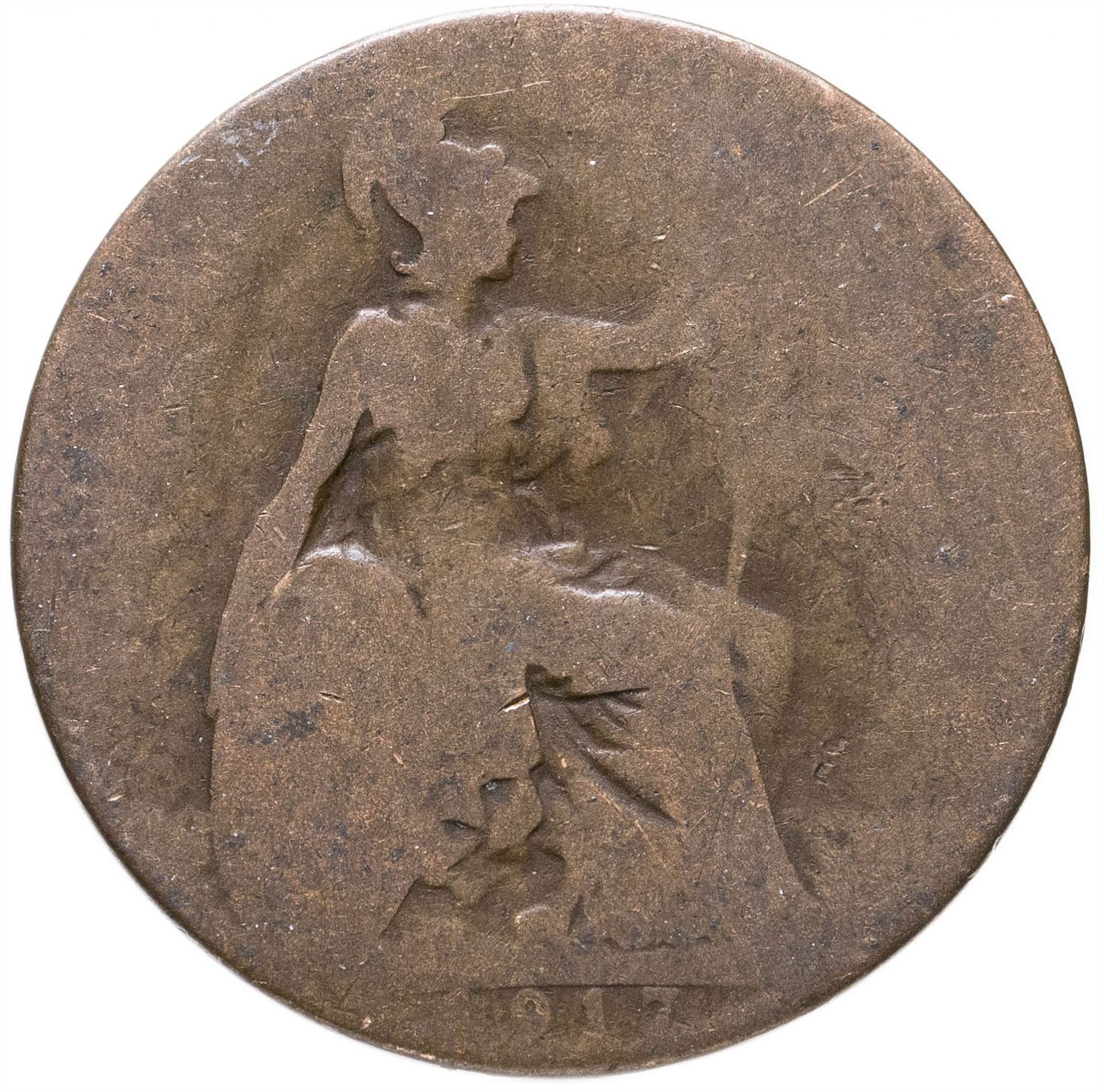 United Kingdom ½ Penny - George V | Coin KM809 1911 - 1925