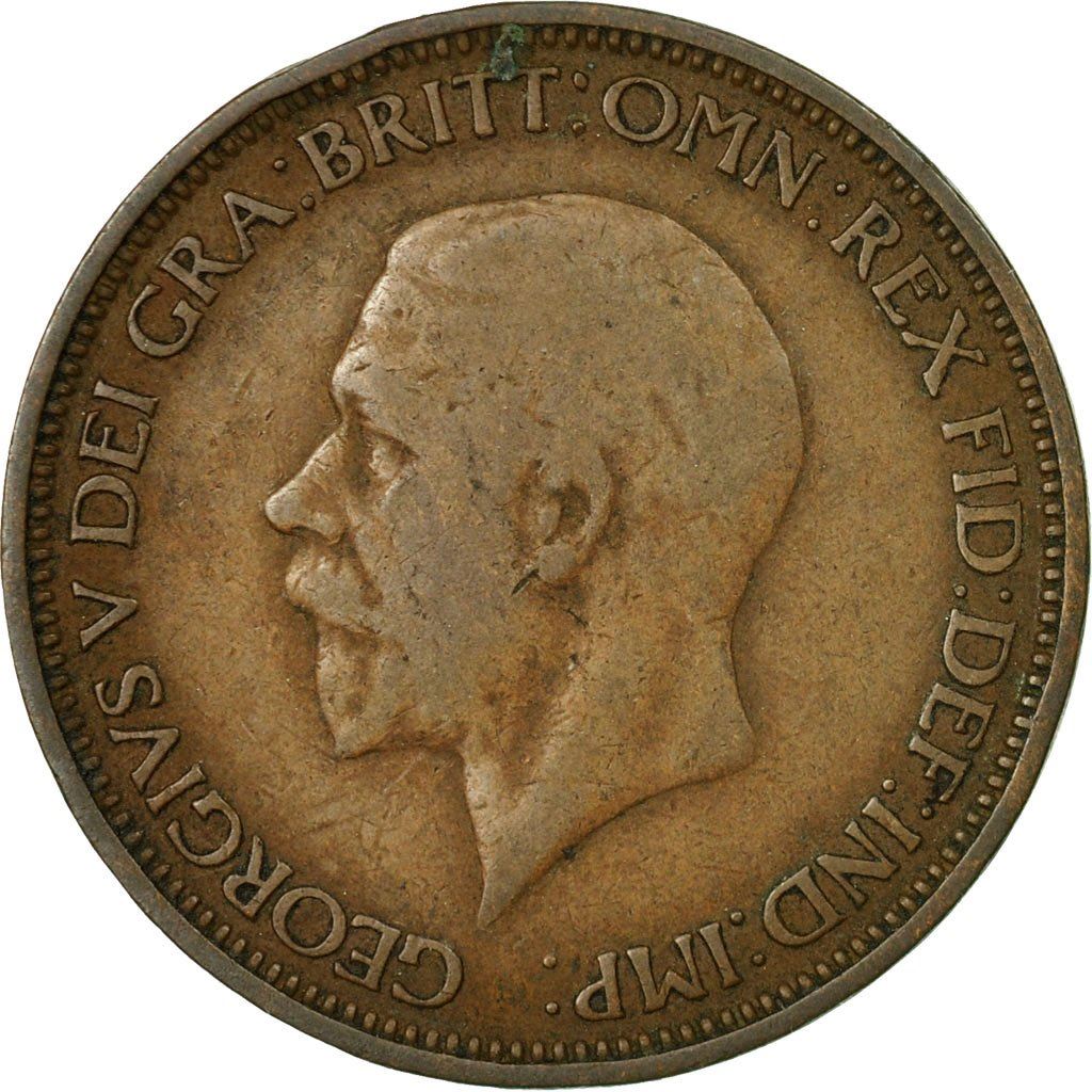 United Kingdom ½ Penny - George V smaller portrait | Coin KM837 1928 - 1936