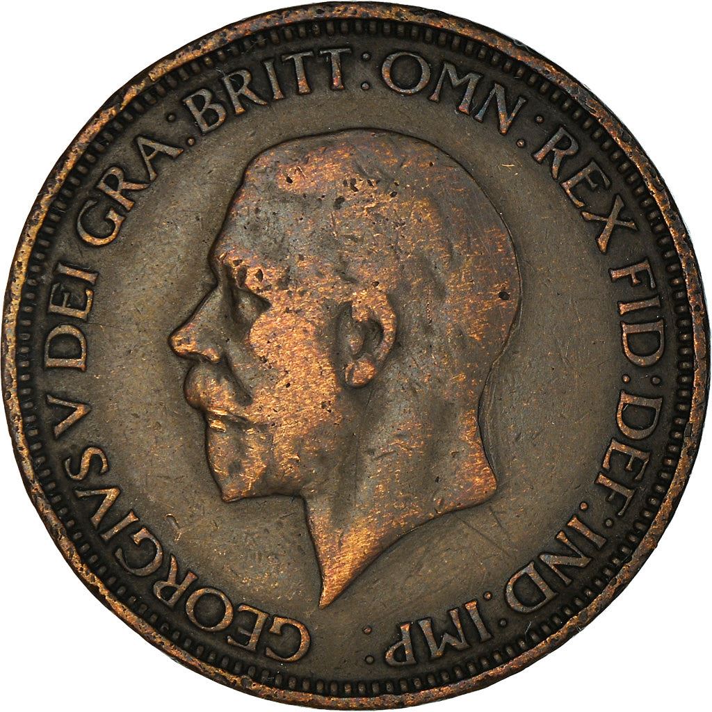 United Kingdom ½ Penny - George V smaller portrait | Coin KM837 1928 - 1936