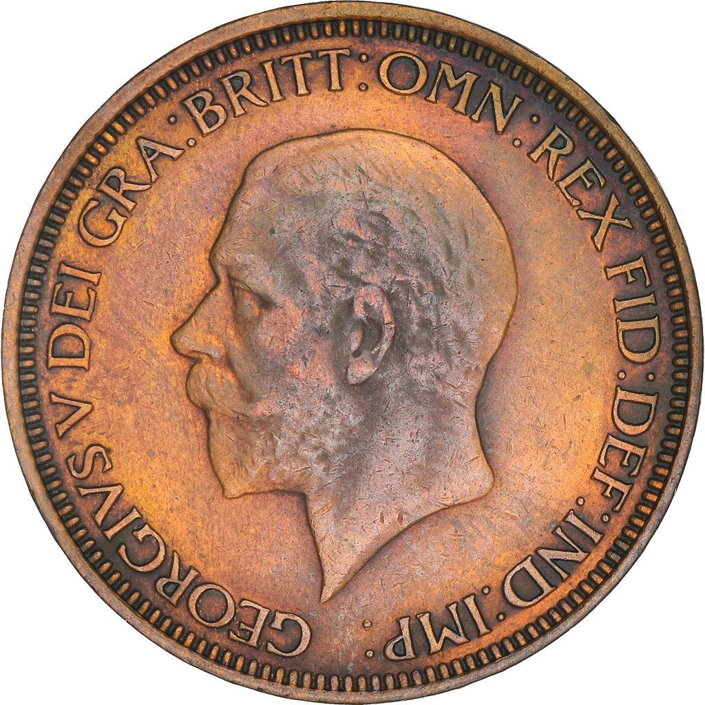 United Kingdom ½ Penny - George V smaller portrait | Coin KM837 1928 - 1936