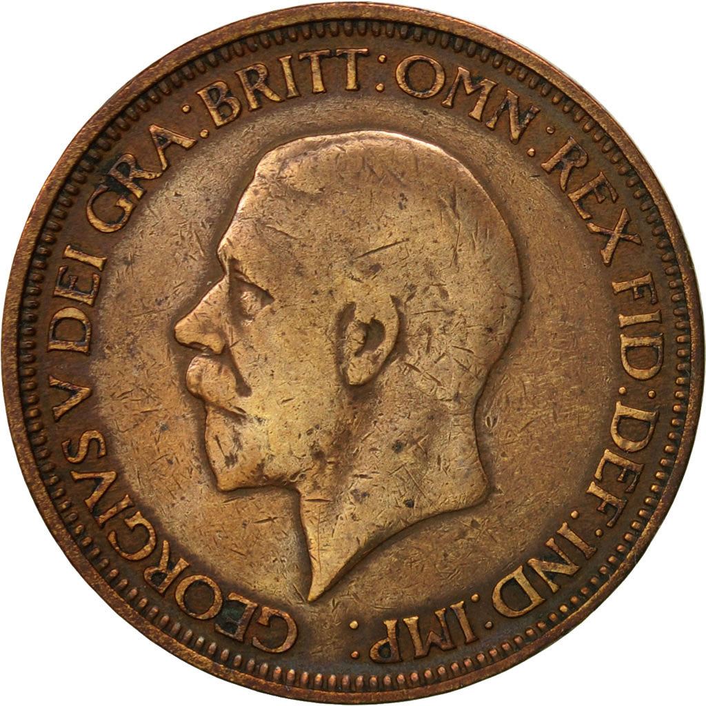 United Kingdom ½ Penny - George V smaller portrait | Coin KM837 1928 - 1936