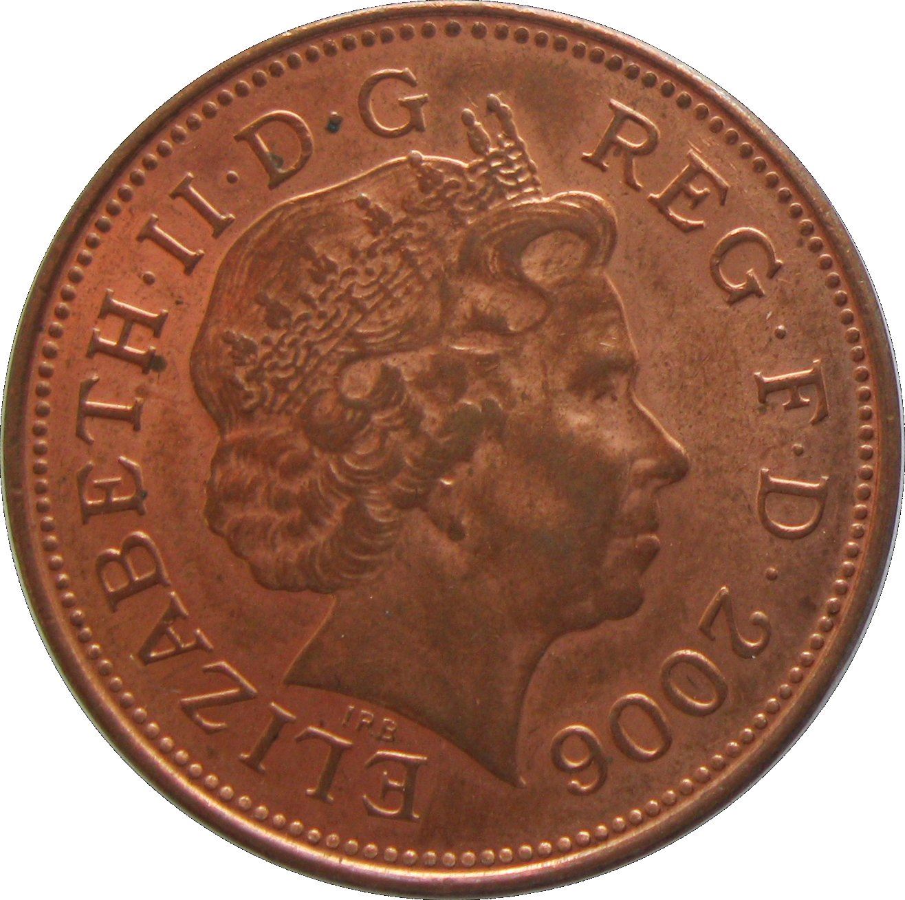 United Kingdom 2 Pence - Elizabeth II 4th portrait | magnetic | Coin KM987 1998 - 2008