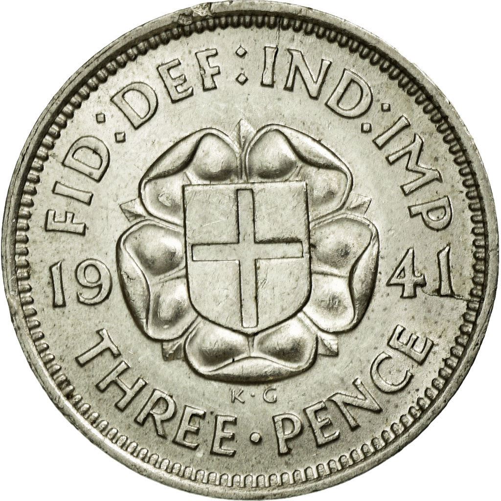 United Kingdom 3 Pence Coin | George VI incl. Colonial | 1937 - 1945