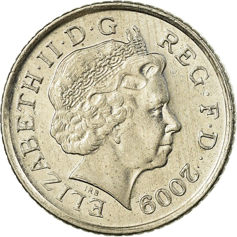 United Kingdom 5 Pence - Elizabeth II 4th portrait | Royal Shield, non-magnetic | Coin KM1109 2008 - 2010