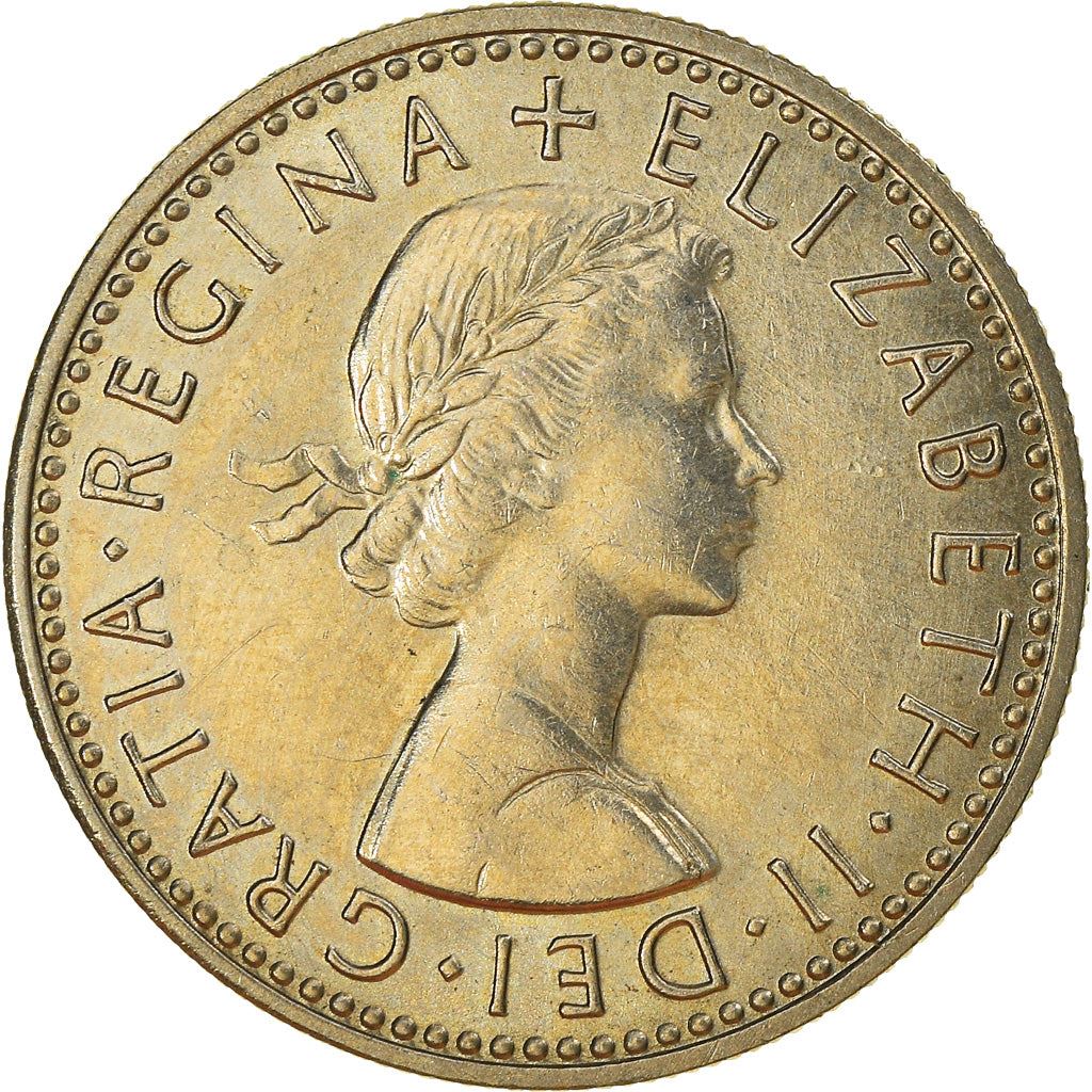 United Kingdom 6 Pence - Elizabeth II 1st portrait | no 'BRITT:OMN' | Coin KM903 1954 - 1970