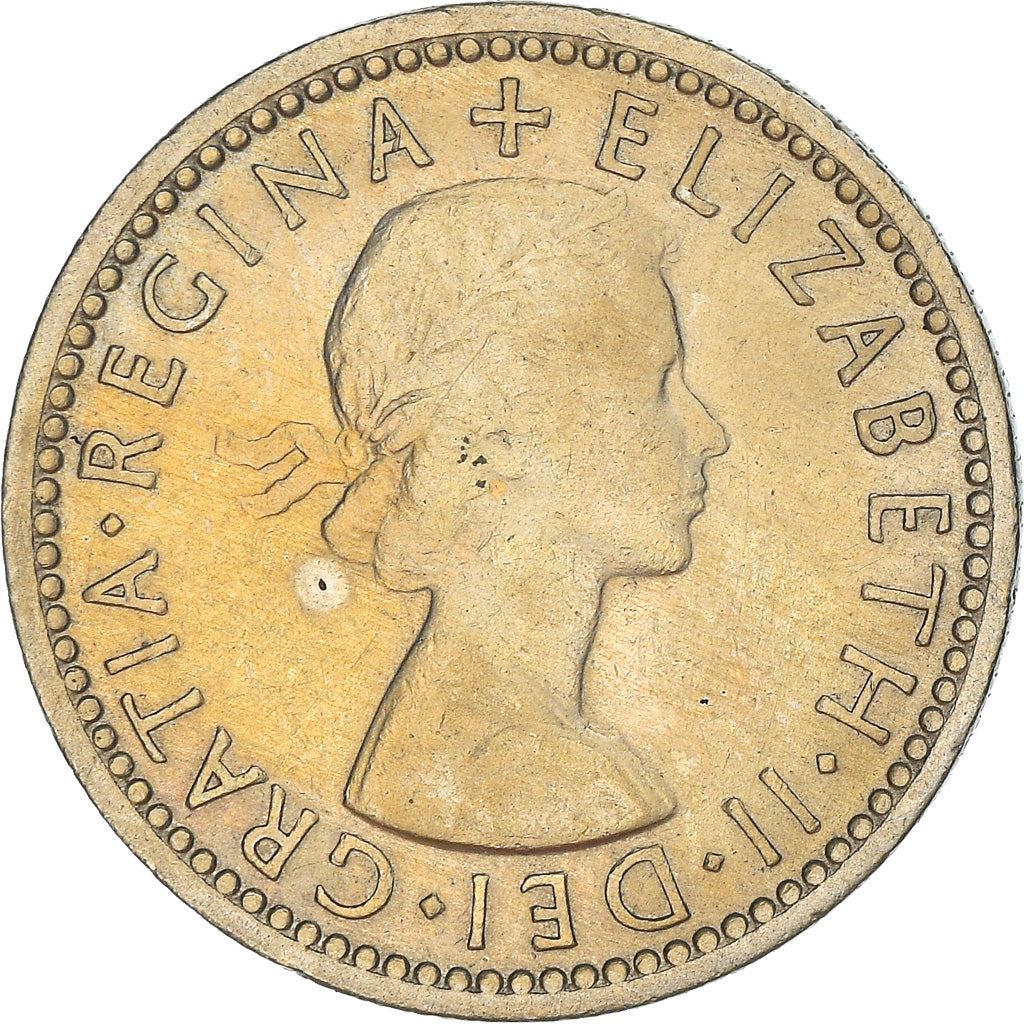 United Kingdom 6 Pence - Elizabeth II 1st portrait | no 'BRITT:OMN' | Coin KM903 1954 - 1970