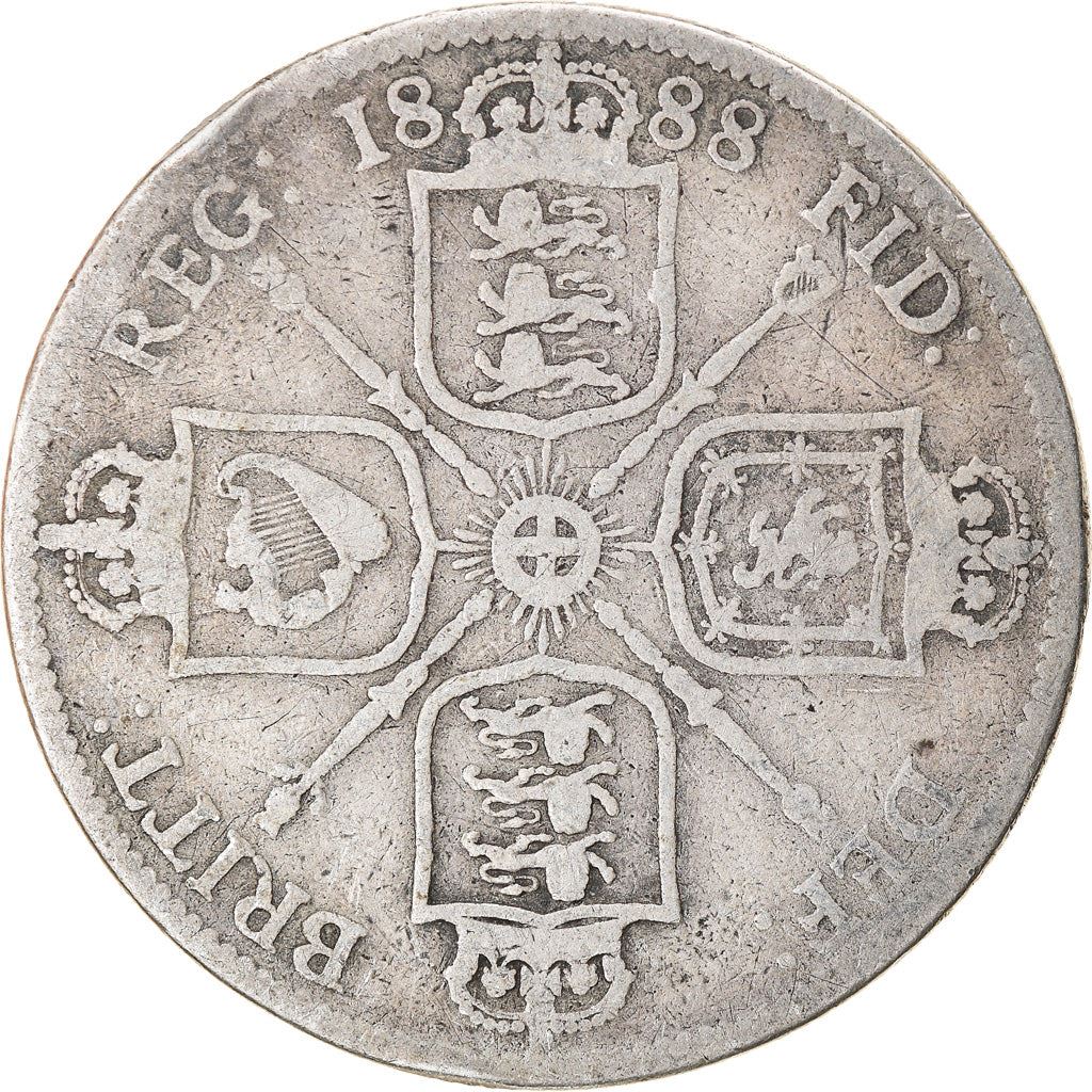 United Kingdom | British 1 Florin Coin | Queen Victoria | KM762 | 1887 - 1892