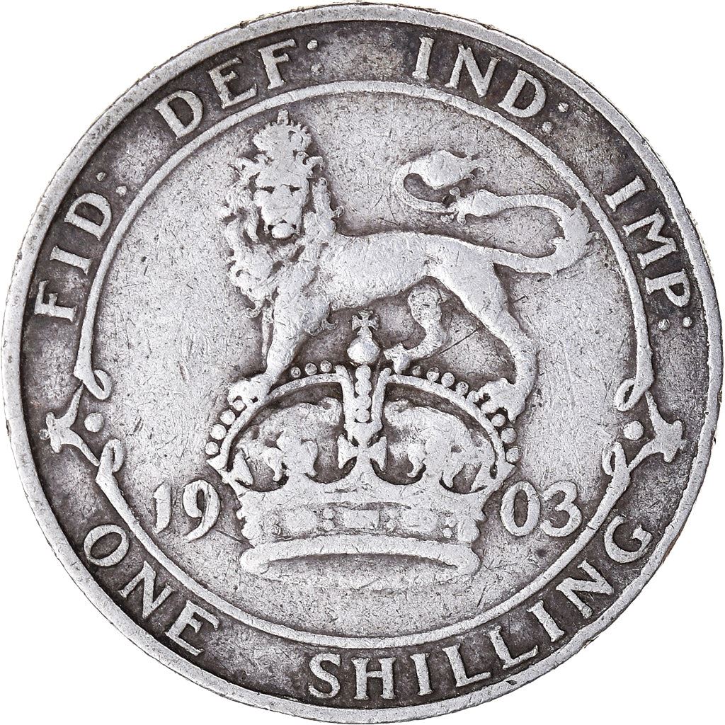 United Kingdom | British 1 Shilling Coin | King Edward VII | Silver | KM800 | 1902 - 1910