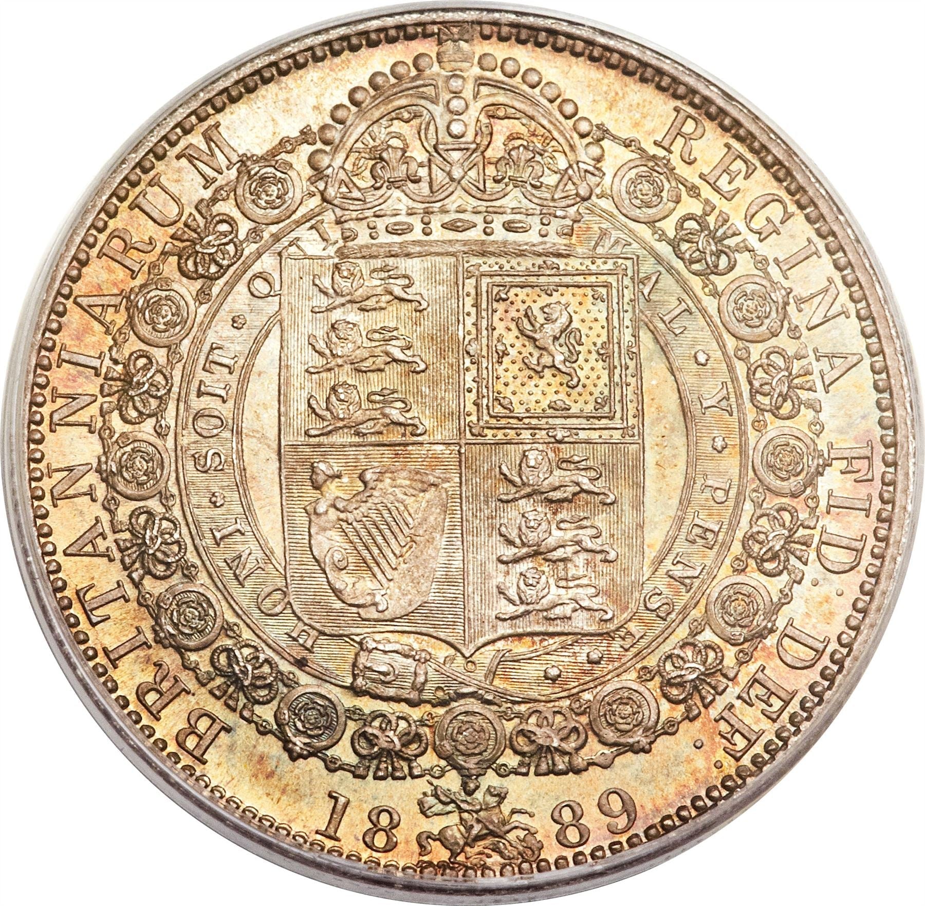 United Kingdom | British 1/2 Crown Coin | Silver | Queen Victoria | KM764 | 1887 - 1892