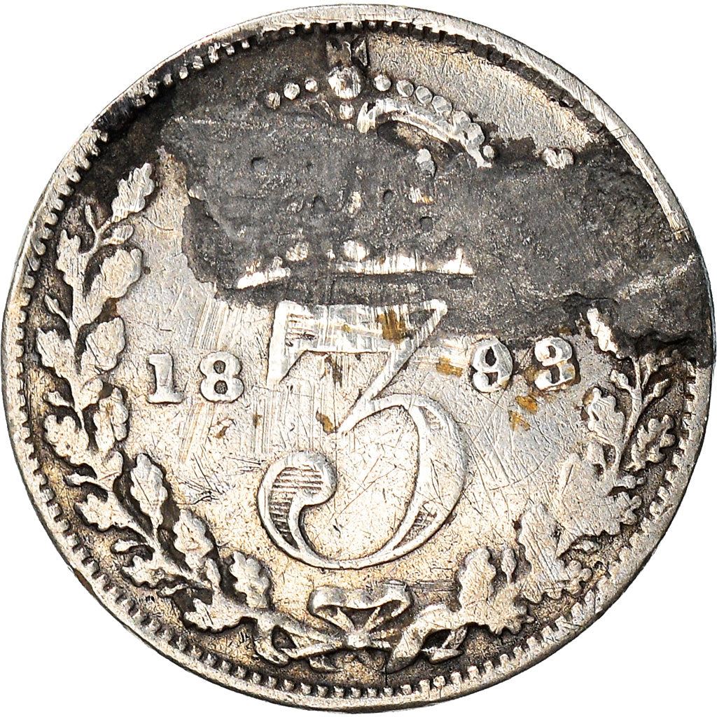 United Kingdom | British 3 Pence Coin | Queen Victoria | Silver | KM758 | 1887 - 1893