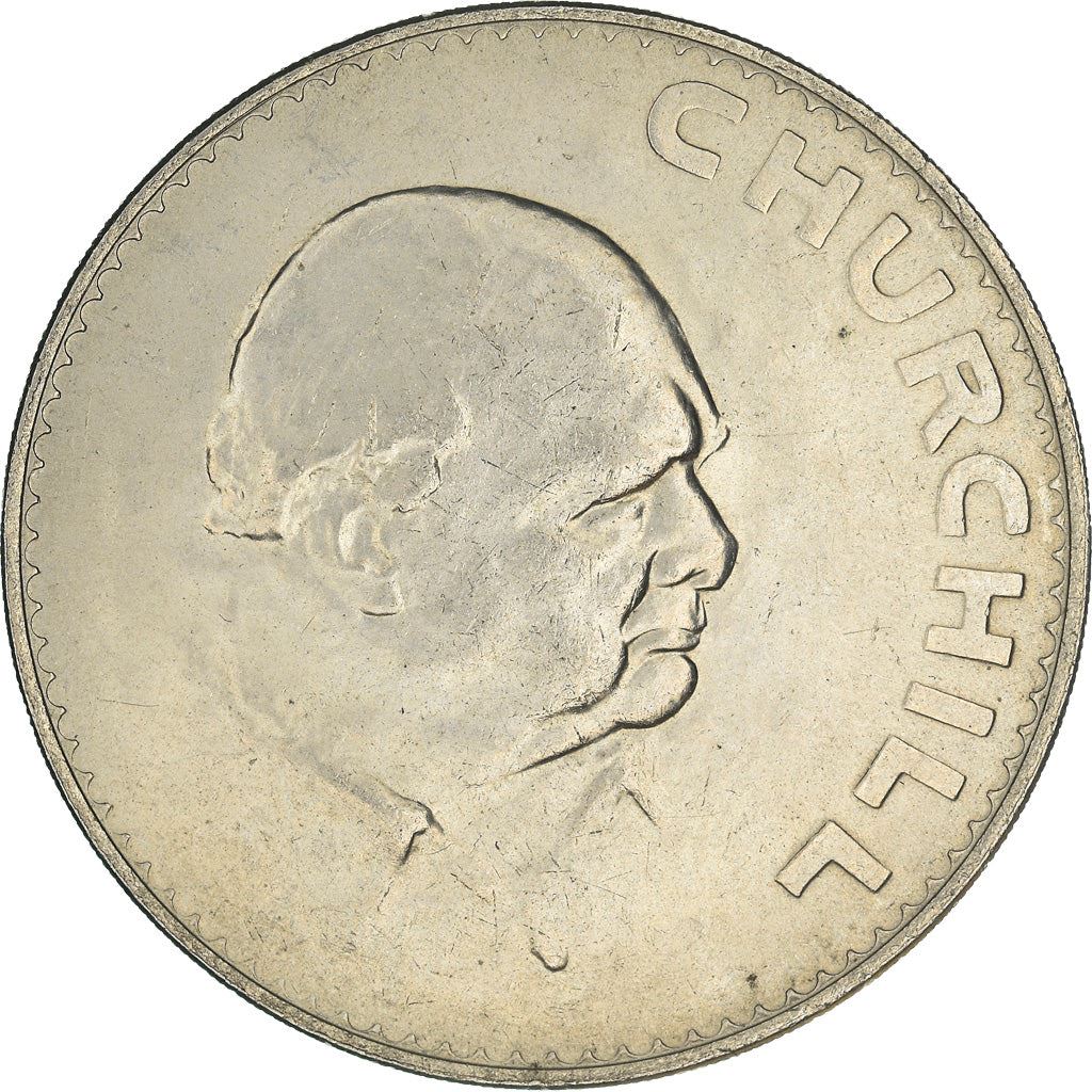 United Kingdom Coin 1 Crown | Elizabeth II Churchill | 1965