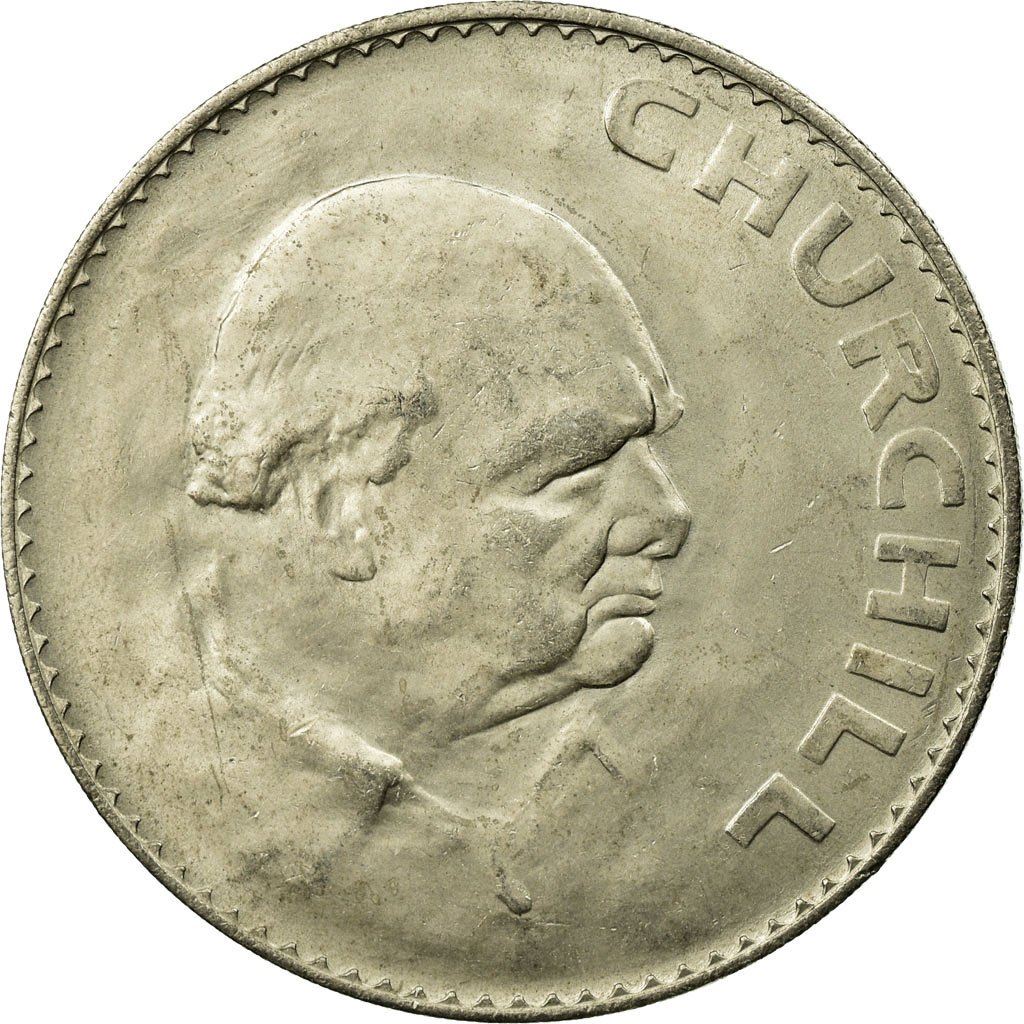 United Kingdom Coin 1 Crown | Elizabeth II Churchill | 1965