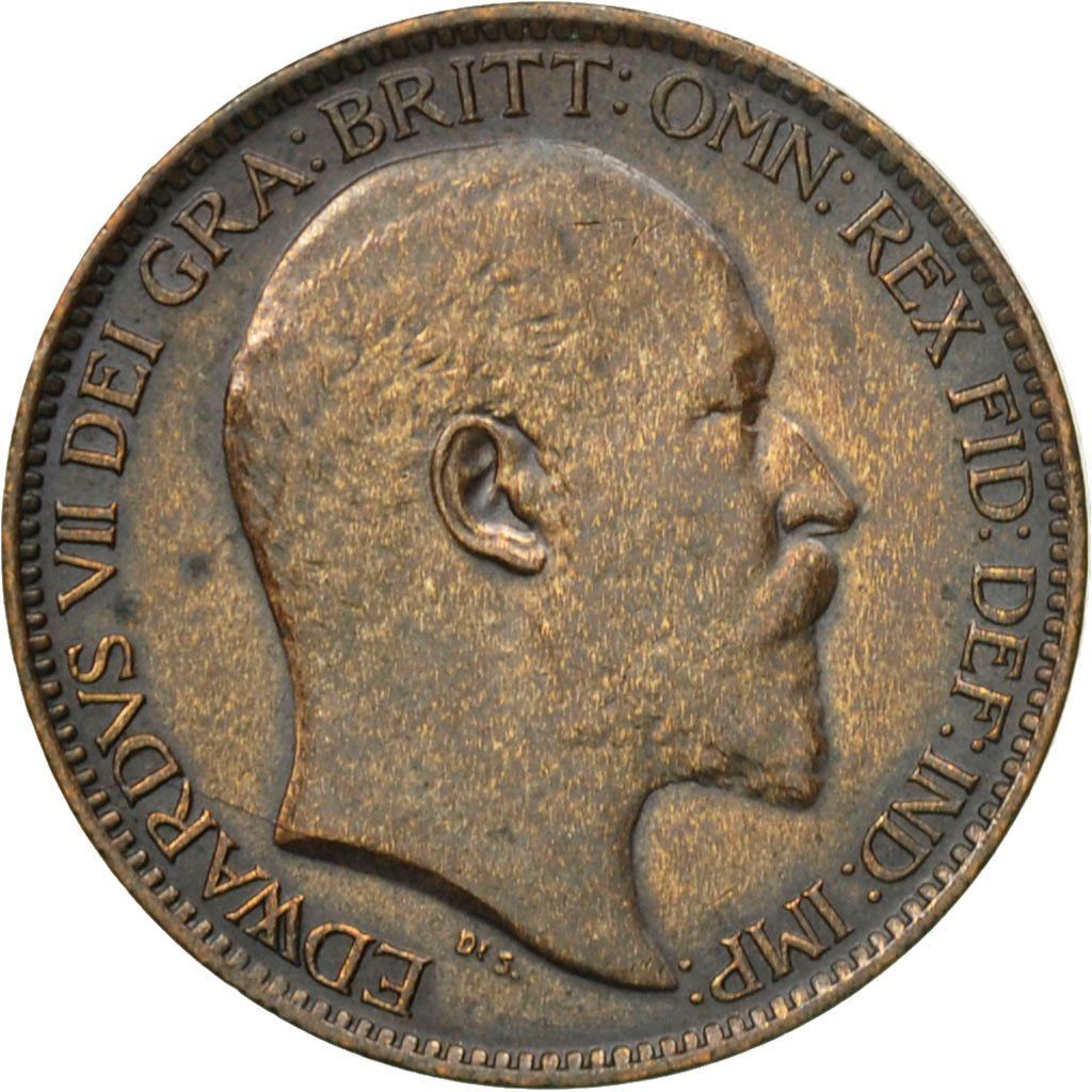 United Kingdom Coin 1 Farthing | Edward VII | 1902 - 1910