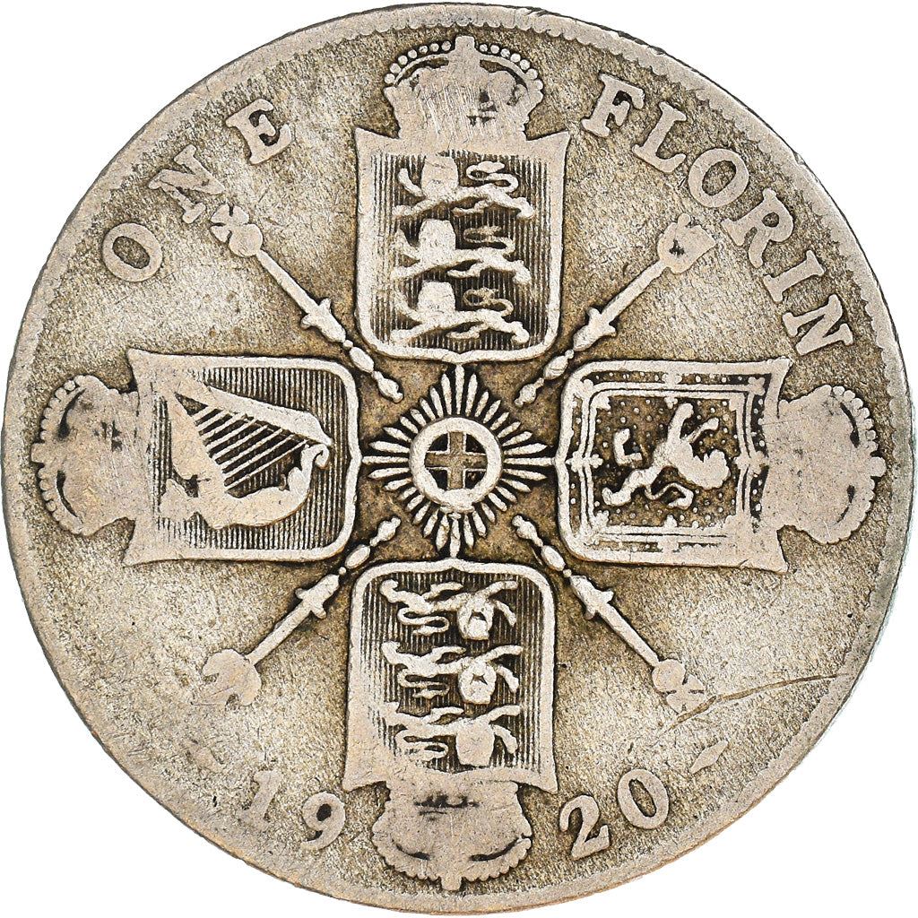 United Kingdom Coin 1 Florin | George V 2nd issue | 1920 - 1926