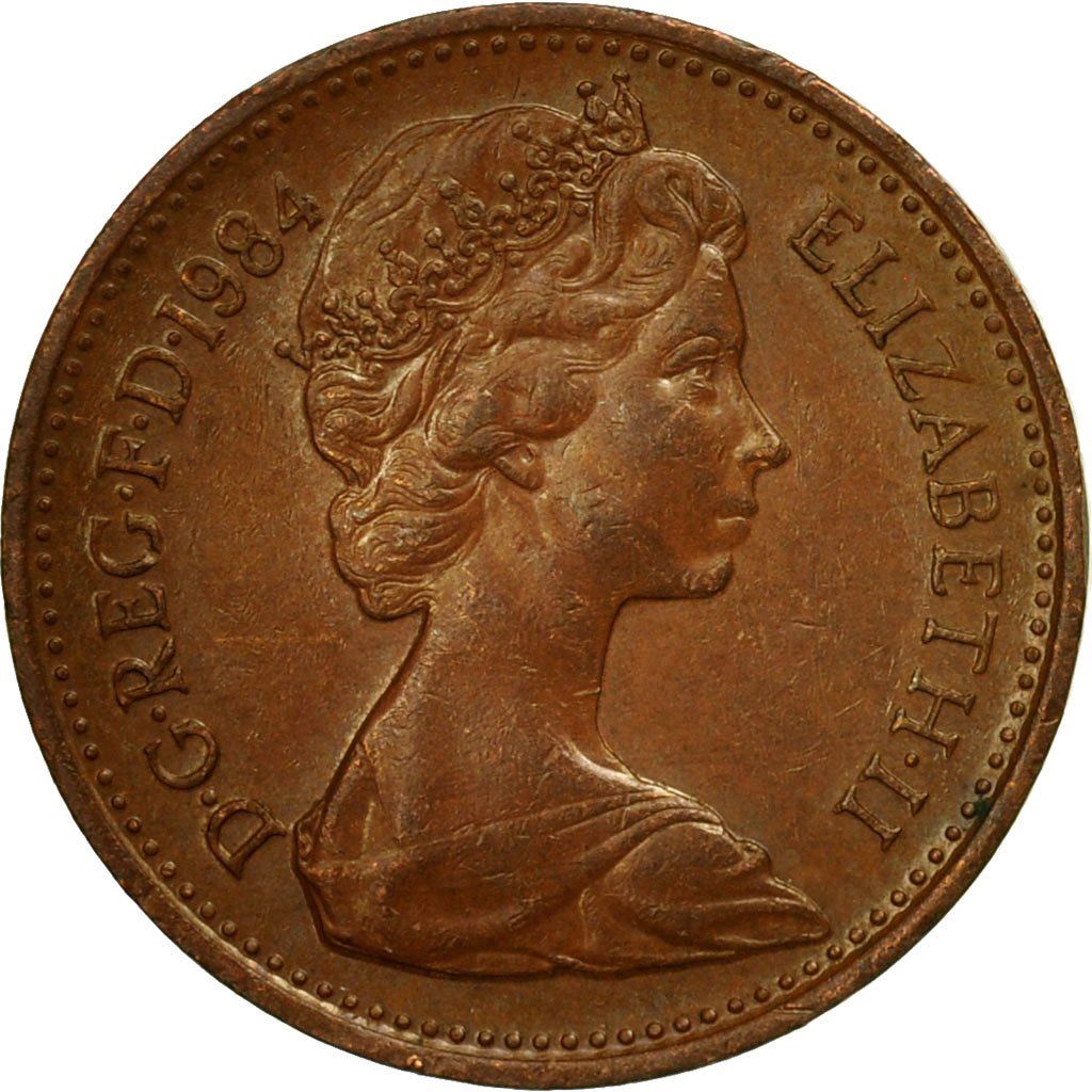 United Kingdom Coin 1 Penny | Elizabeth II 2nd portrait | 1982 - 1984