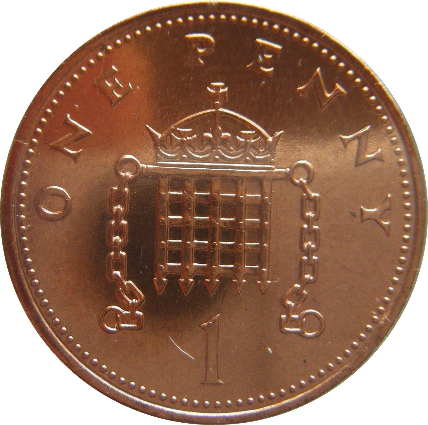 United Kingdom Coin 1 Penny | Elizabeth II 2nd portrait | 1982 - 1984