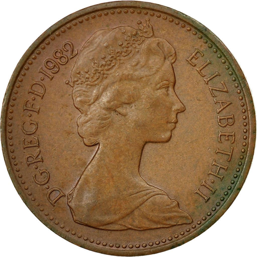 United Kingdom Coin 1 Penny | Elizabeth II 2nd portrait | 1982 - 1984