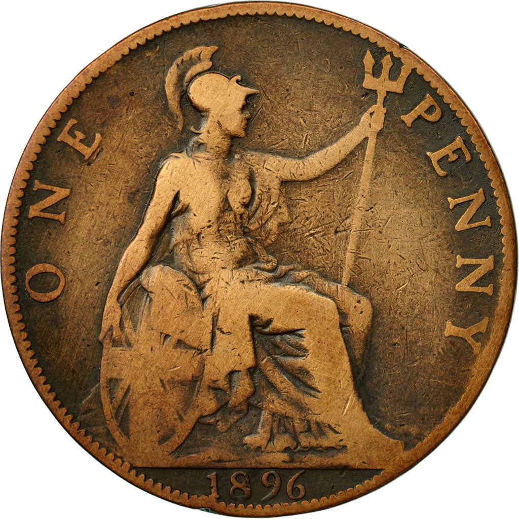 United Kingdom Coin 1 Penny | Victoria 3rd portrait | 1895 - 1901