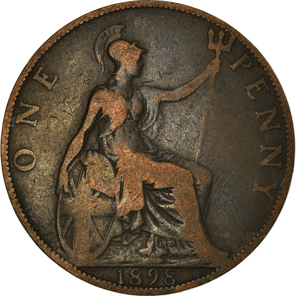 United Kingdom Coin 1 Penny | Victoria 3rd portrait | 1895 - 1901