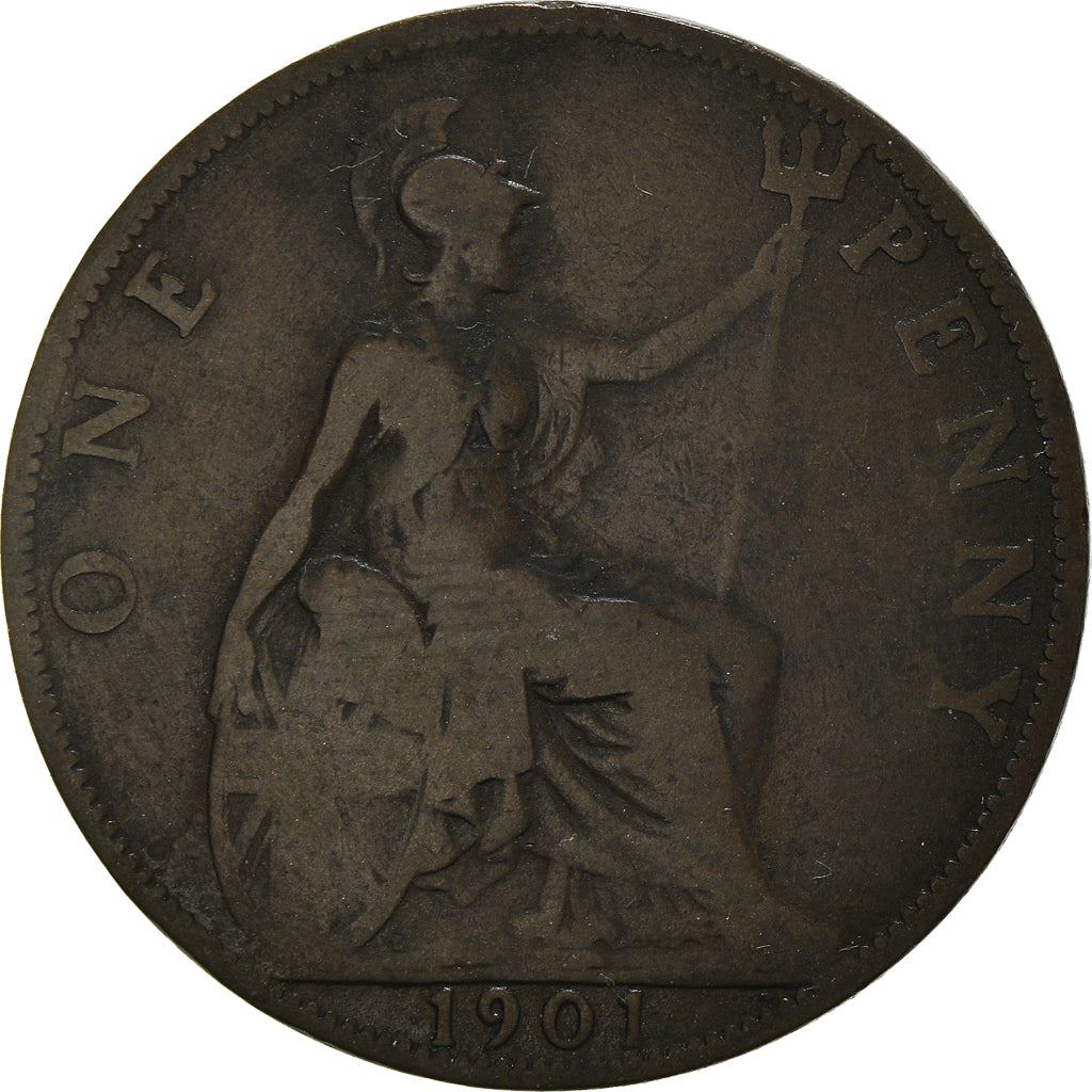 United Kingdom Coin 1 Penny | Victoria 3rd portrait | 1895 - 1901