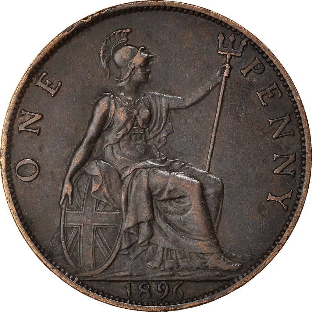 United Kingdom Coin 1 Penny | Victoria 3rd portrait | 1895 - 1901