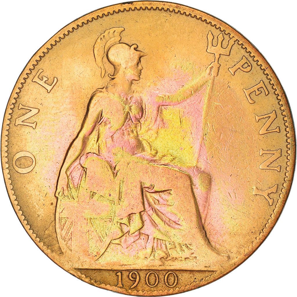 United Kingdom Coin 1 Penny | Victoria 3rd portrait | 1895 - 1901