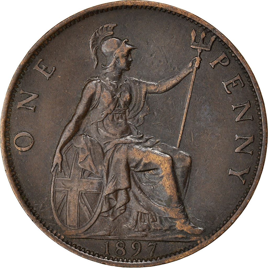 United Kingdom Coin 1 Penny | Victoria 3rd portrait | 1895 - 1901