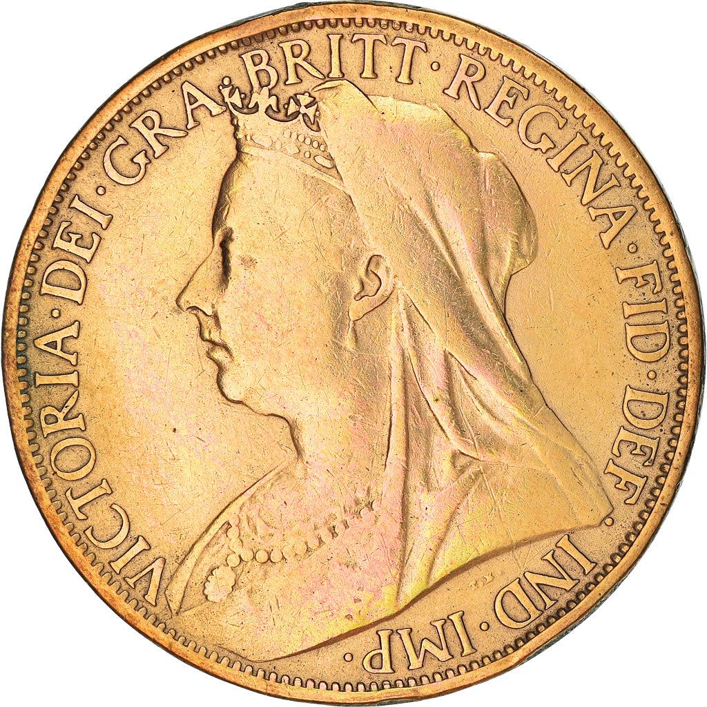 United Kingdom Coin 1 Penny | Victoria 3rd portrait | 1895 - 1901